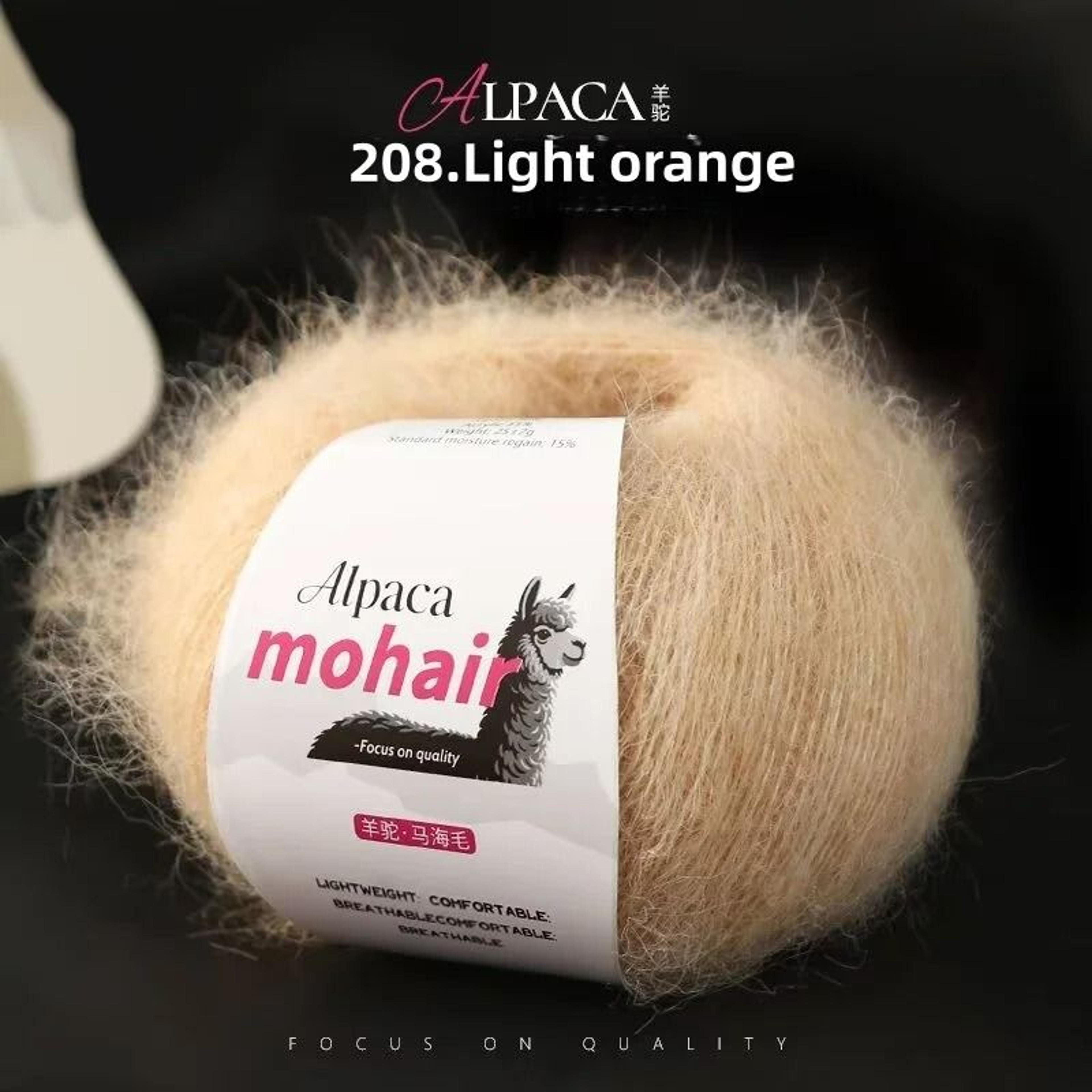 Lightweight Alpaca Mohair Yarn For Sweaters Scarves  Outerwear 13