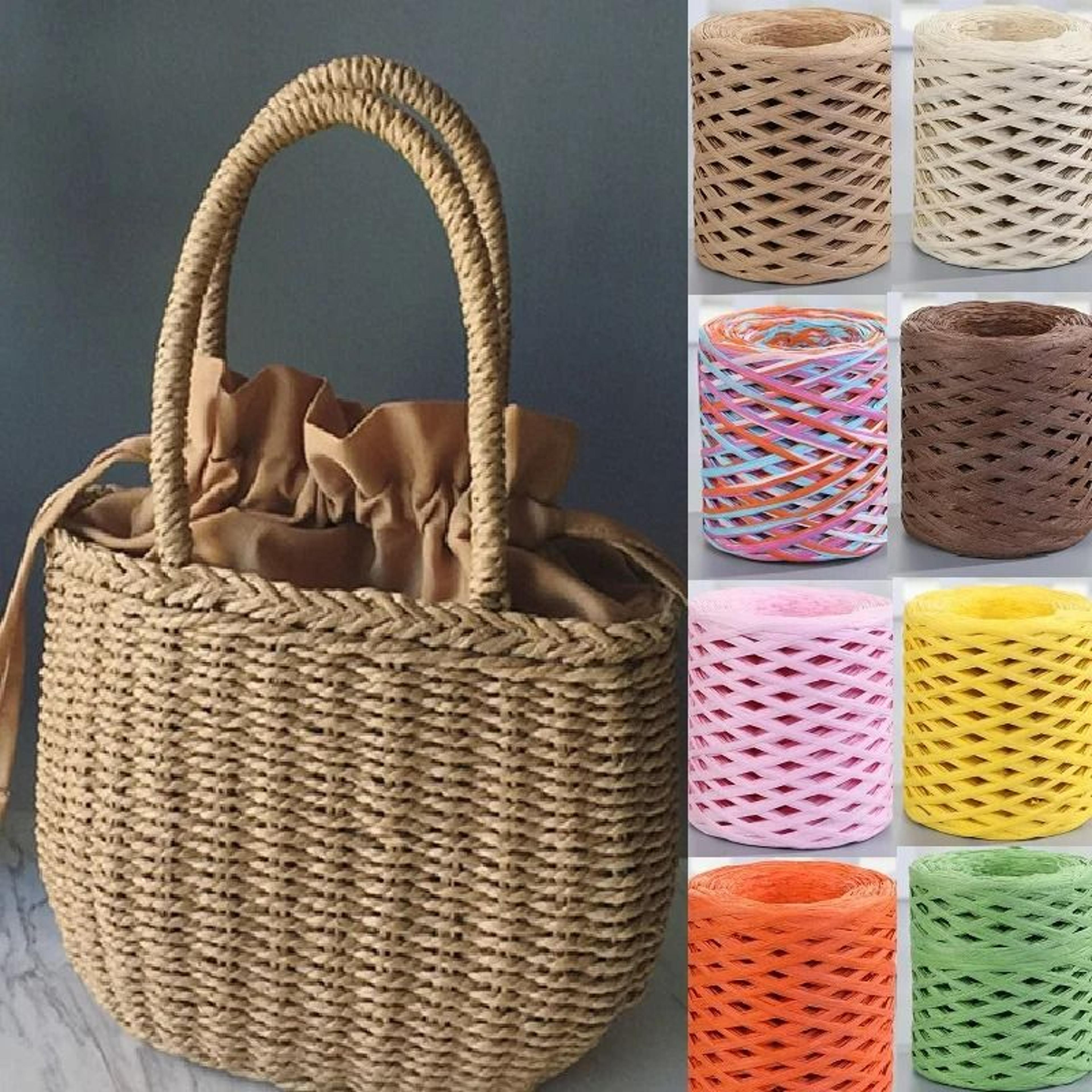 Natural Raffia Straw Yarn For Summer Sun Hats  Beach Bags 2