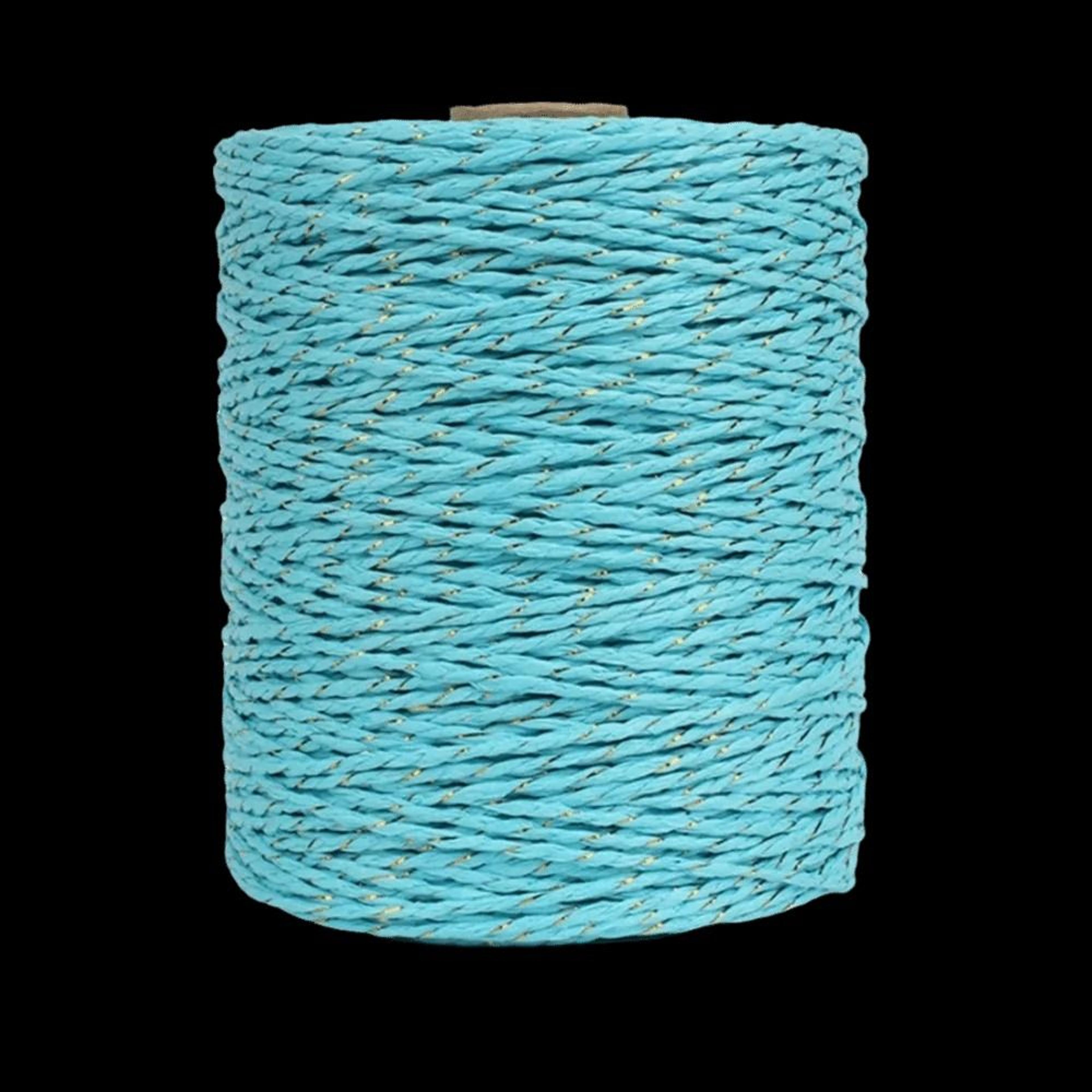 GoldThread Raffia Paper Yarn For Crochet  Home Decor 1
