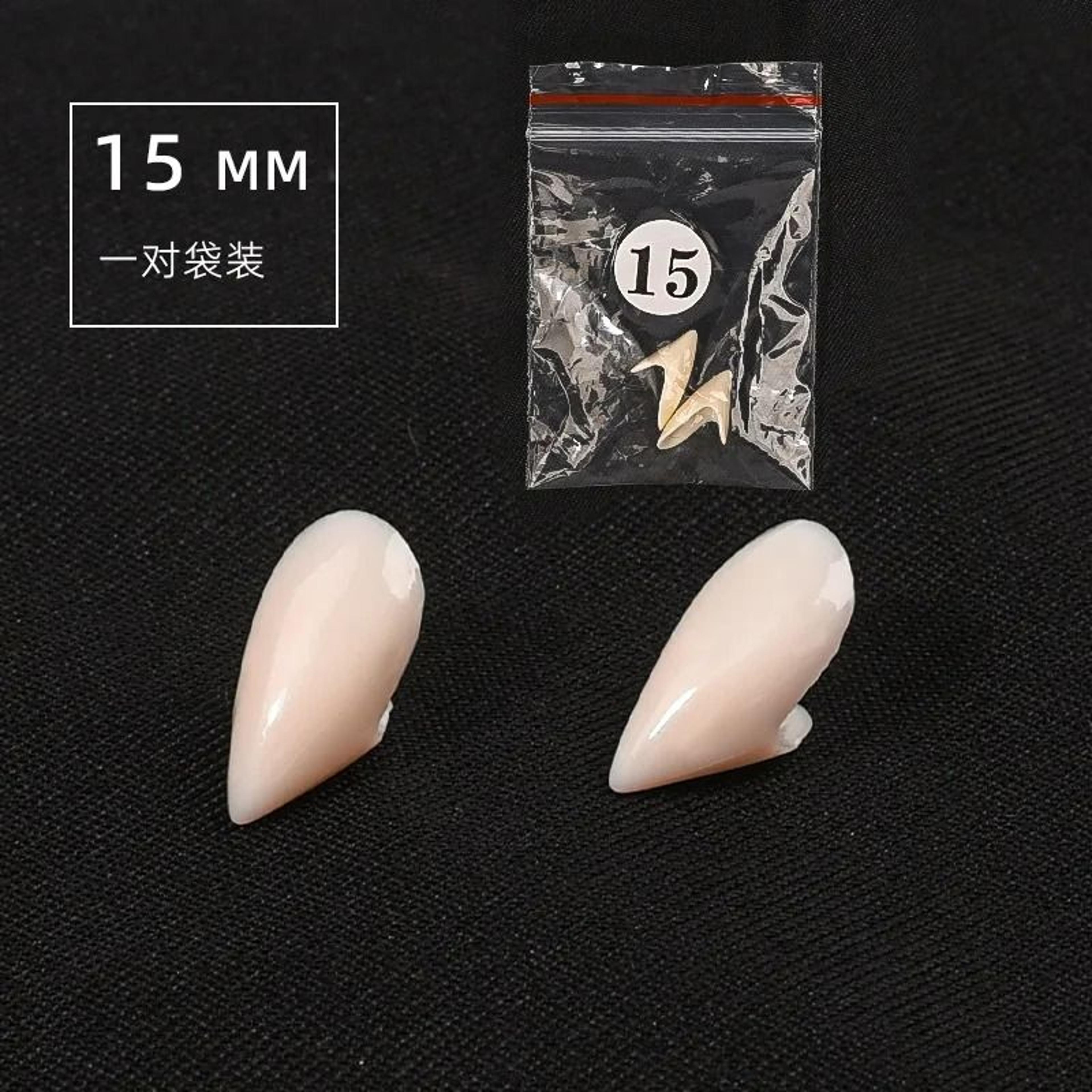 5Pair Halloween Vampire Fangs Set With Solid Adhesive Glue 8