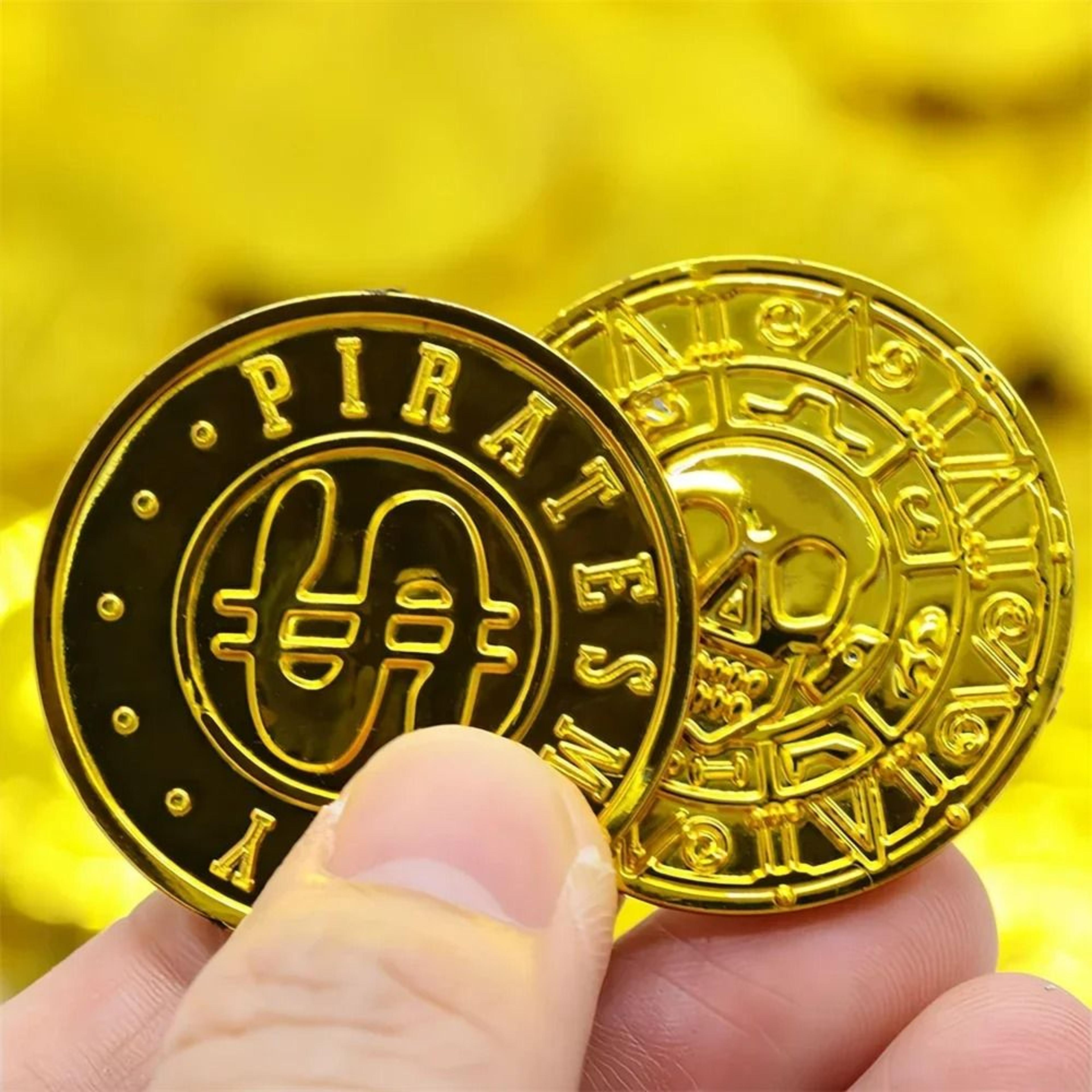 20Pcs Retro Pirate Treasure Gold Coins 4