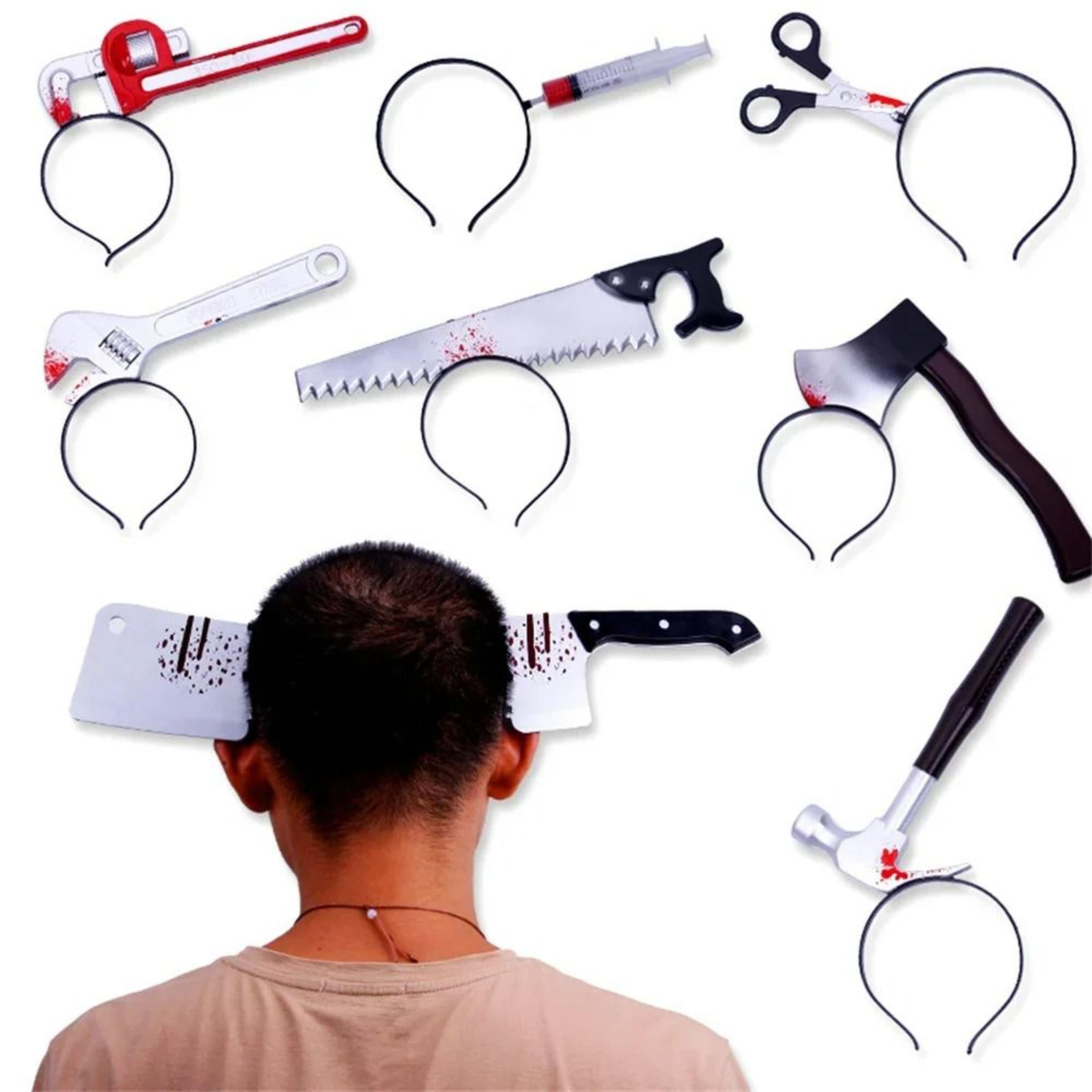 halloween bloody weapon headband props