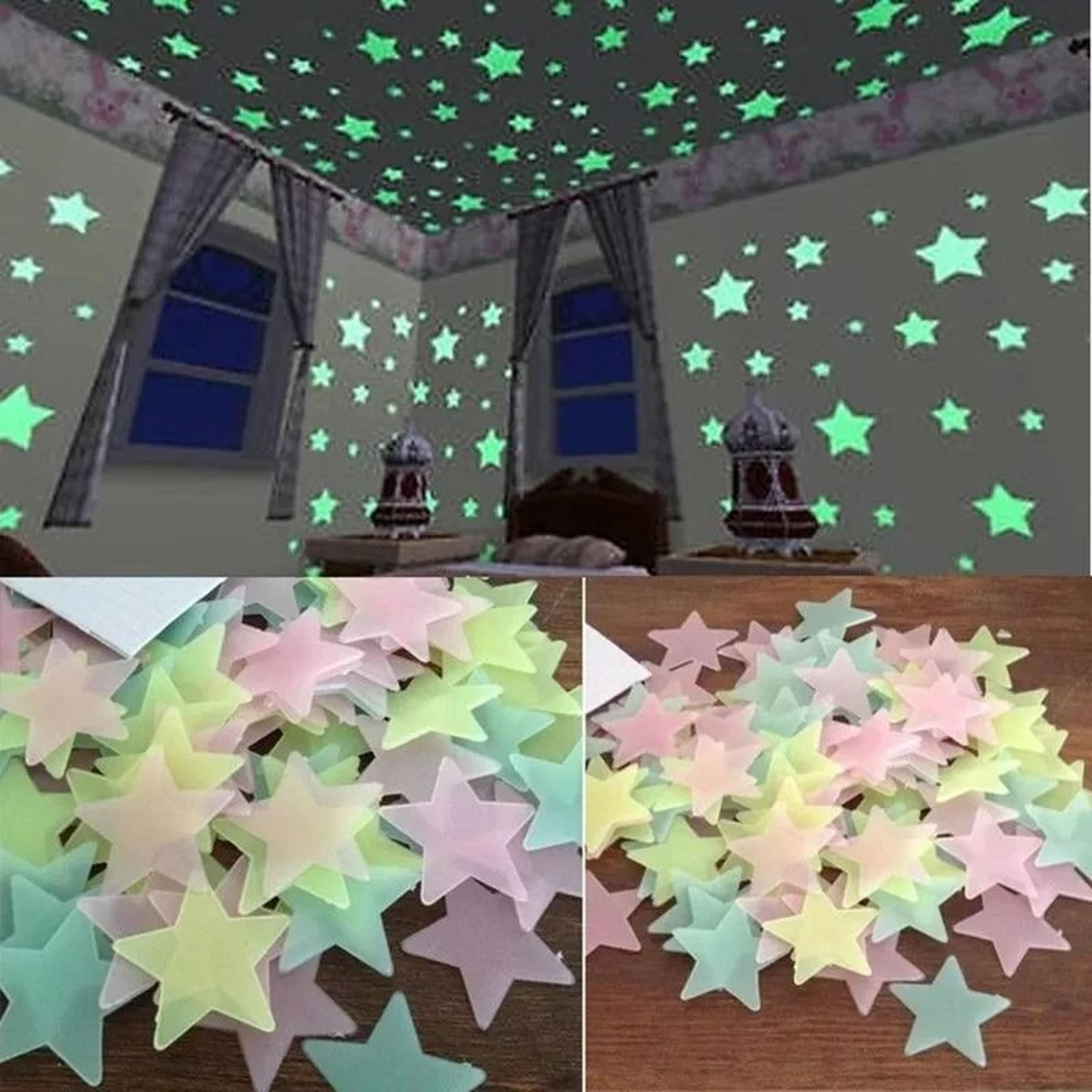 100Piece Glow In The Dark Ceiling Stars 0