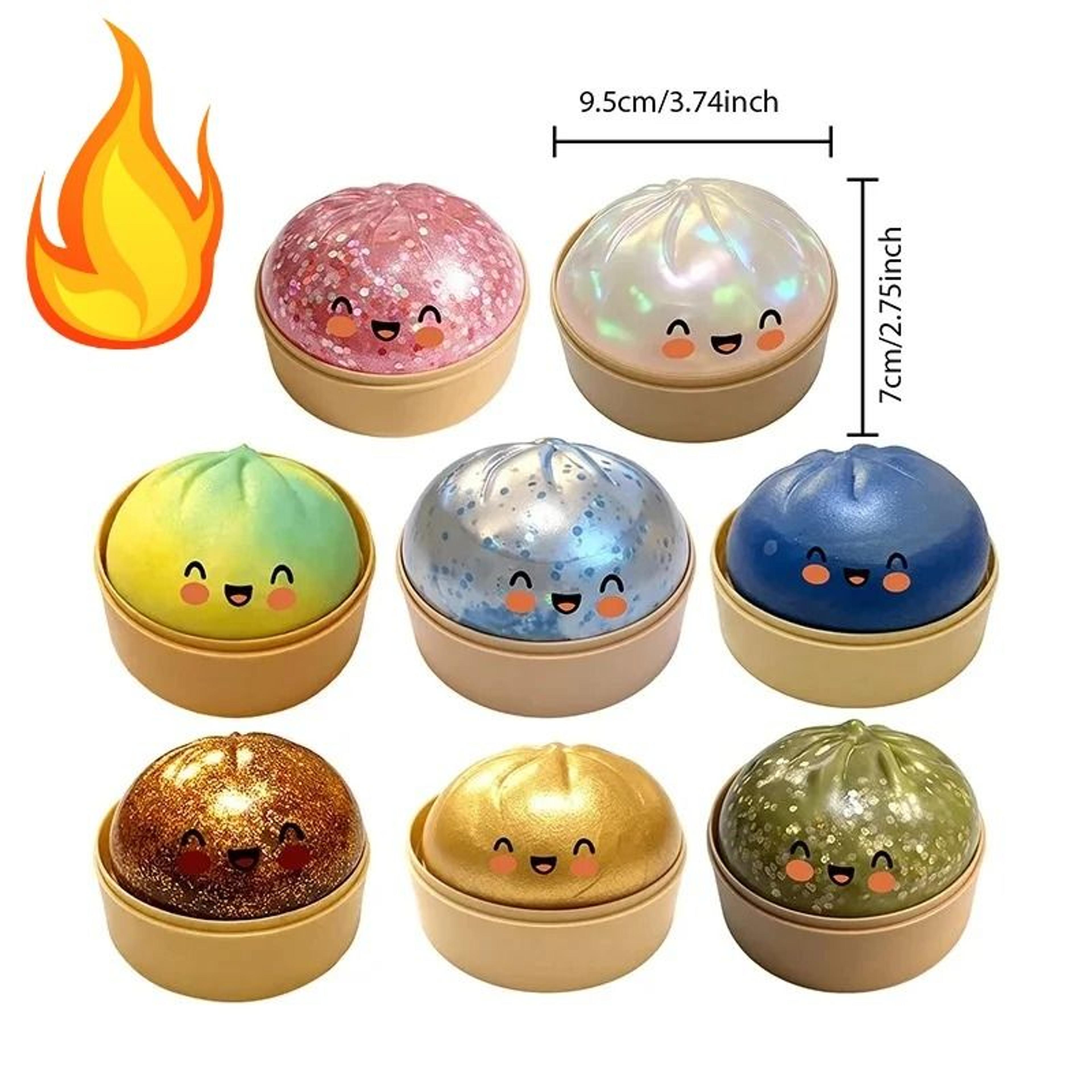 Simulation Flashing Dumpling Sensory Squeeze Toy 1