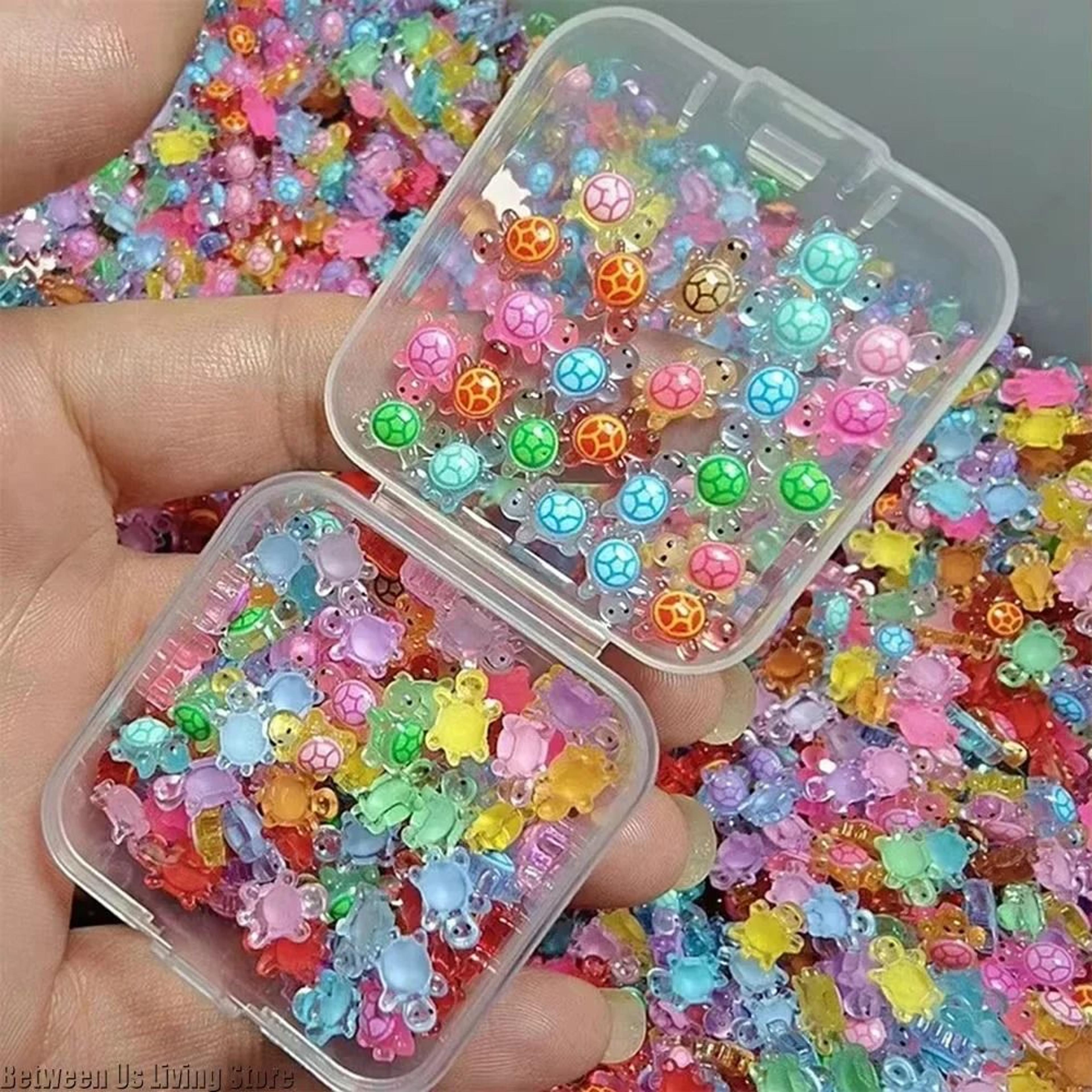 100-piece glow-in-the-dark mini resin turtles