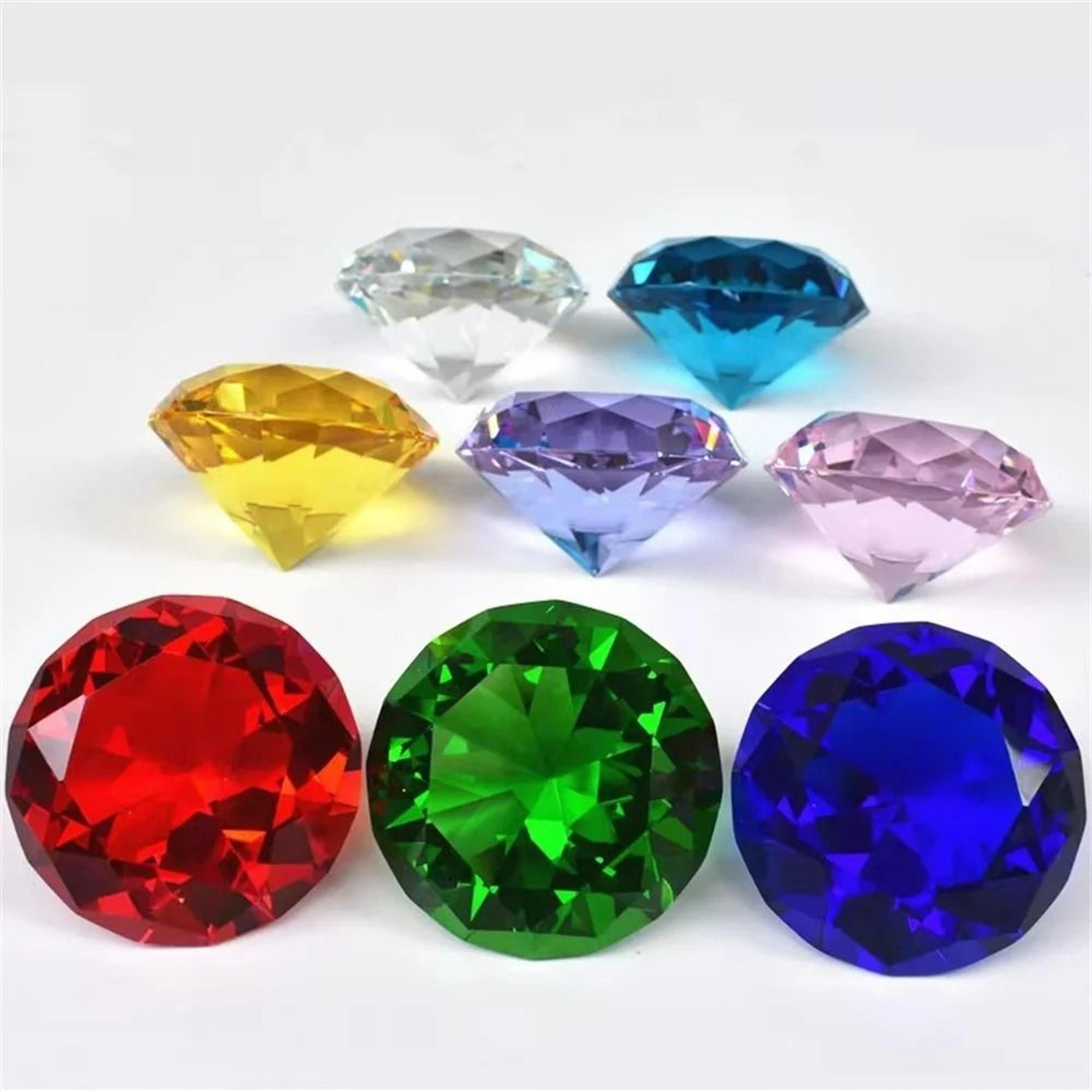 Crystal Diamond Shaped Paperweight 2