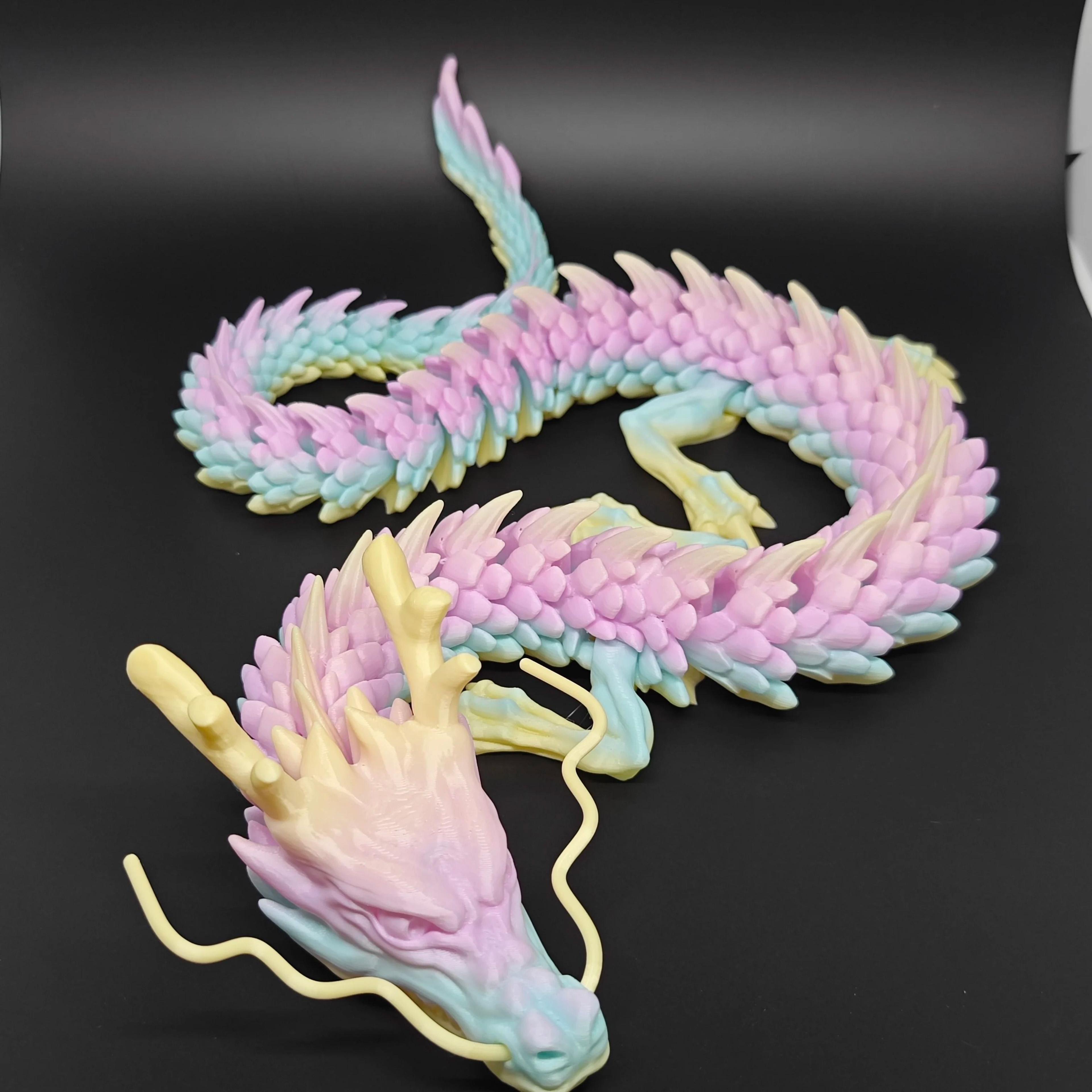3D Printed Gem Dragon Crystal Fidget Toy 3