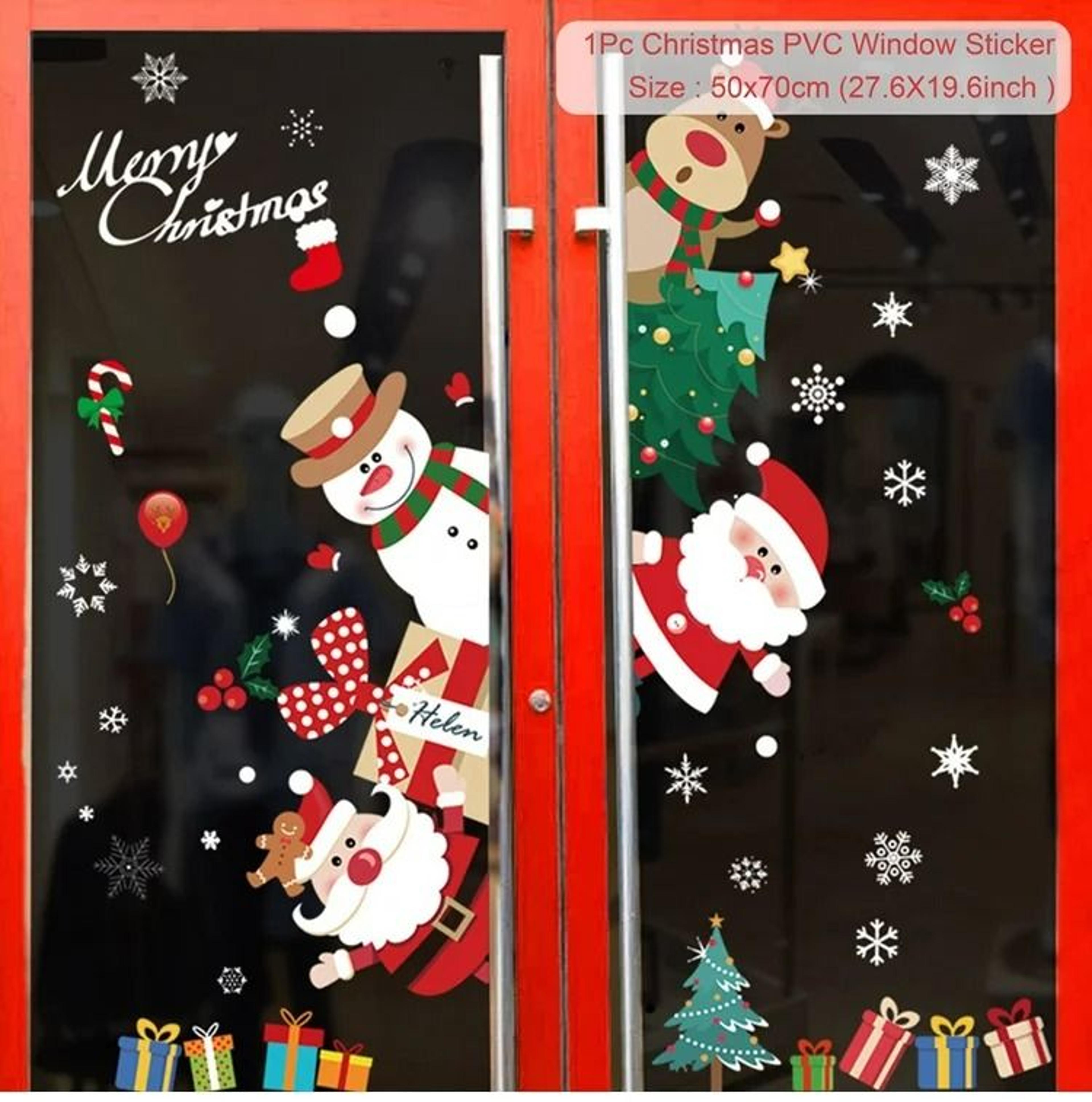 Christmas Window  Wall Stickers 9