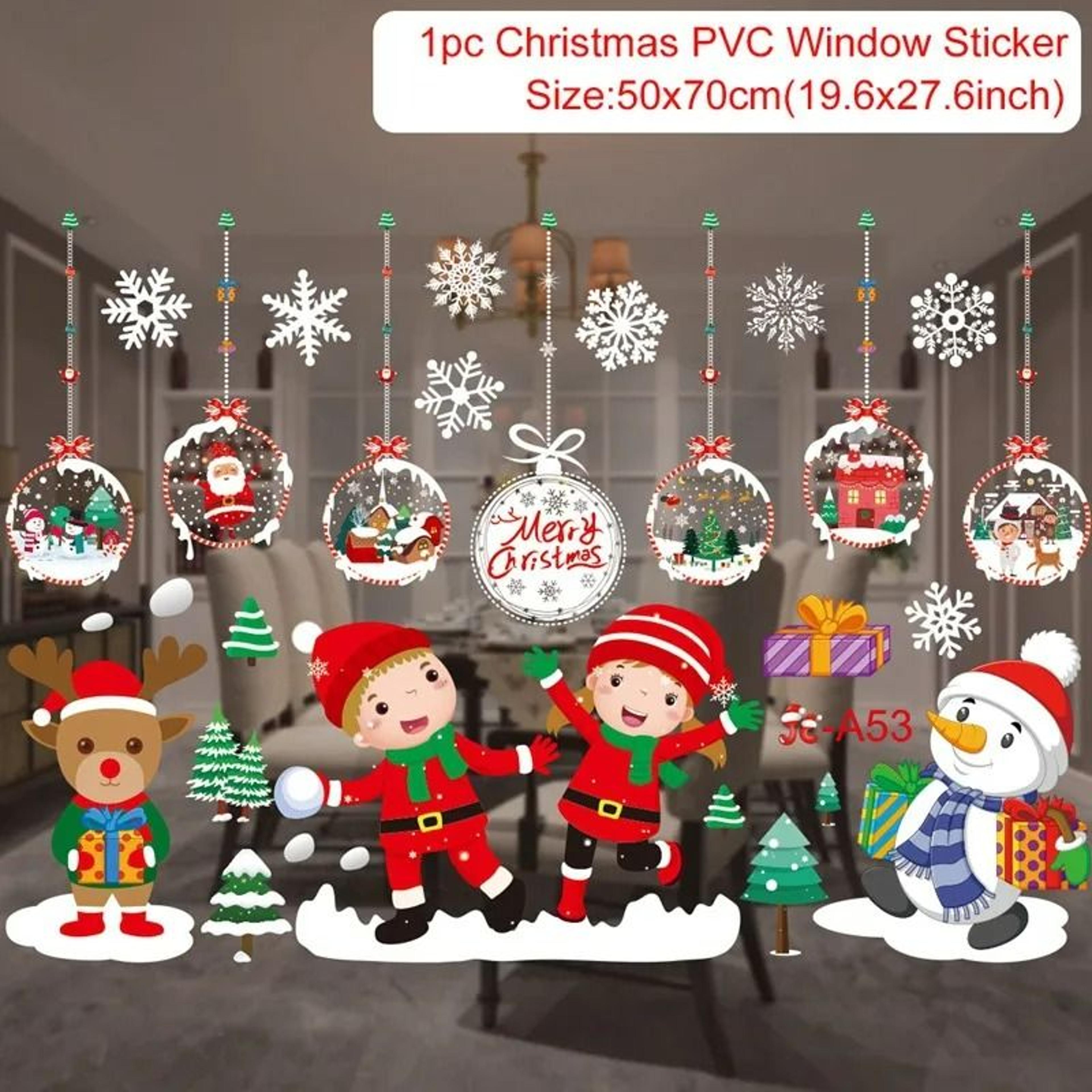 Christmas Window  Wall Stickers 11