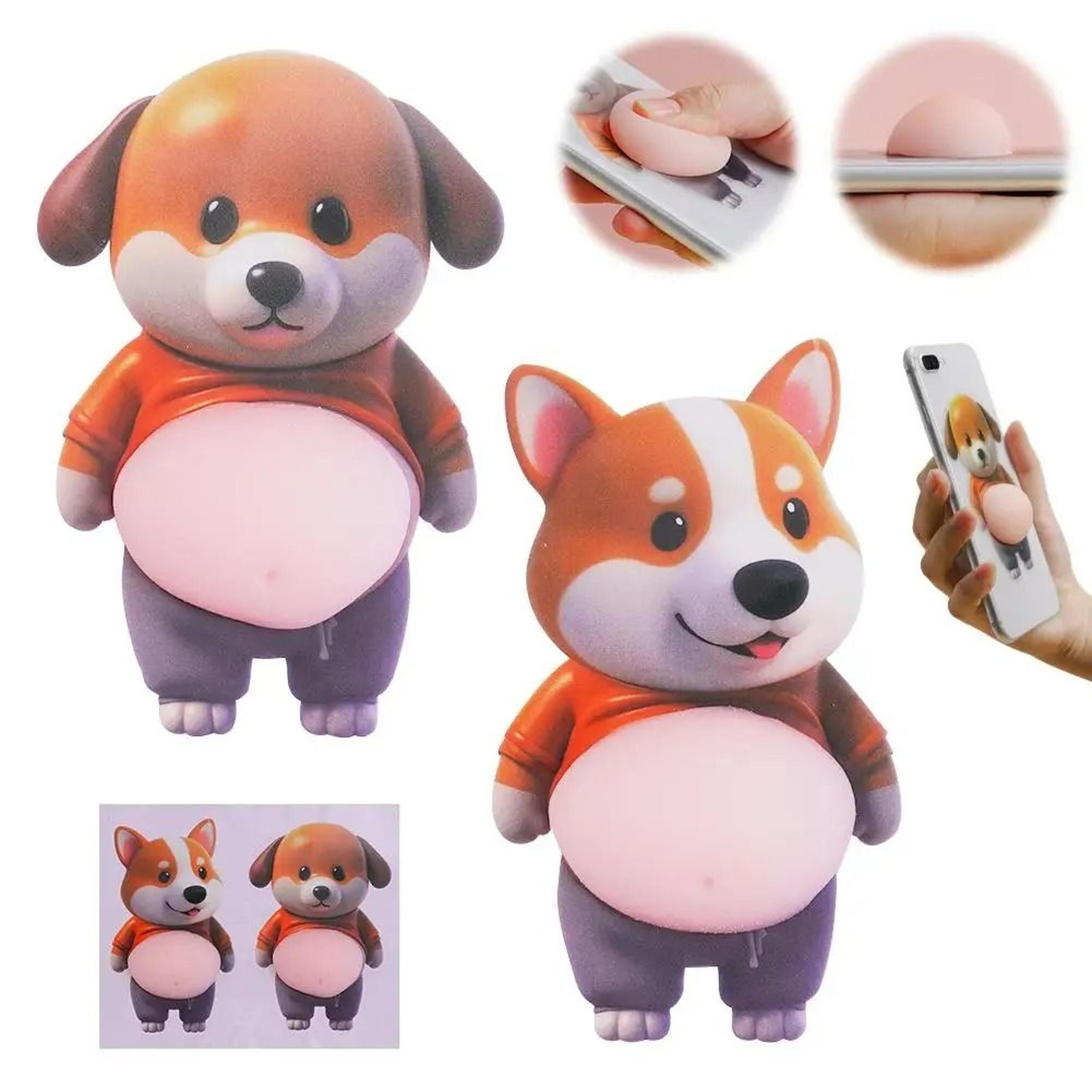 2Piece 3D Silicone Shiba Inu Stickers 3