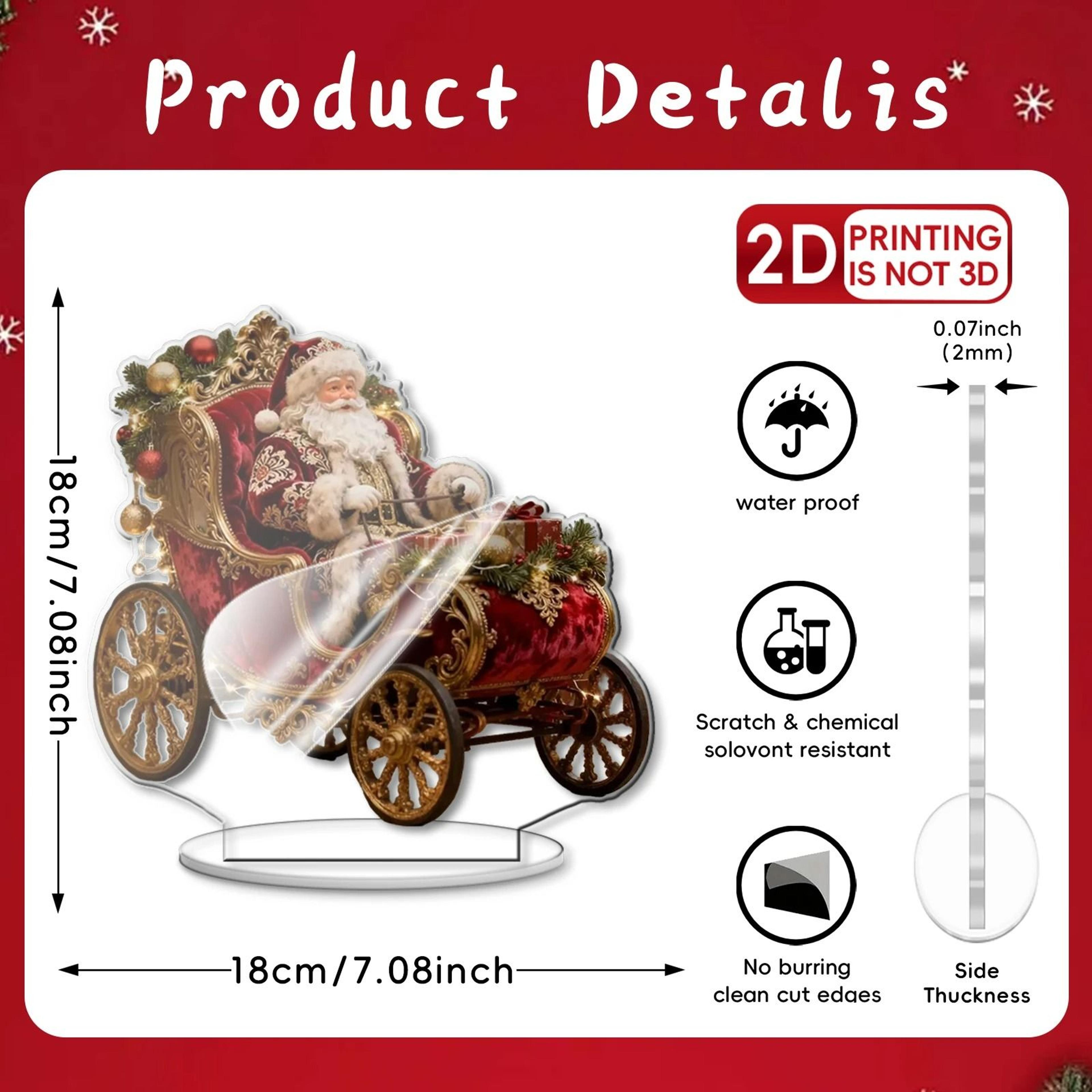 2D Bohemian Christmas Desktop Decoration 10