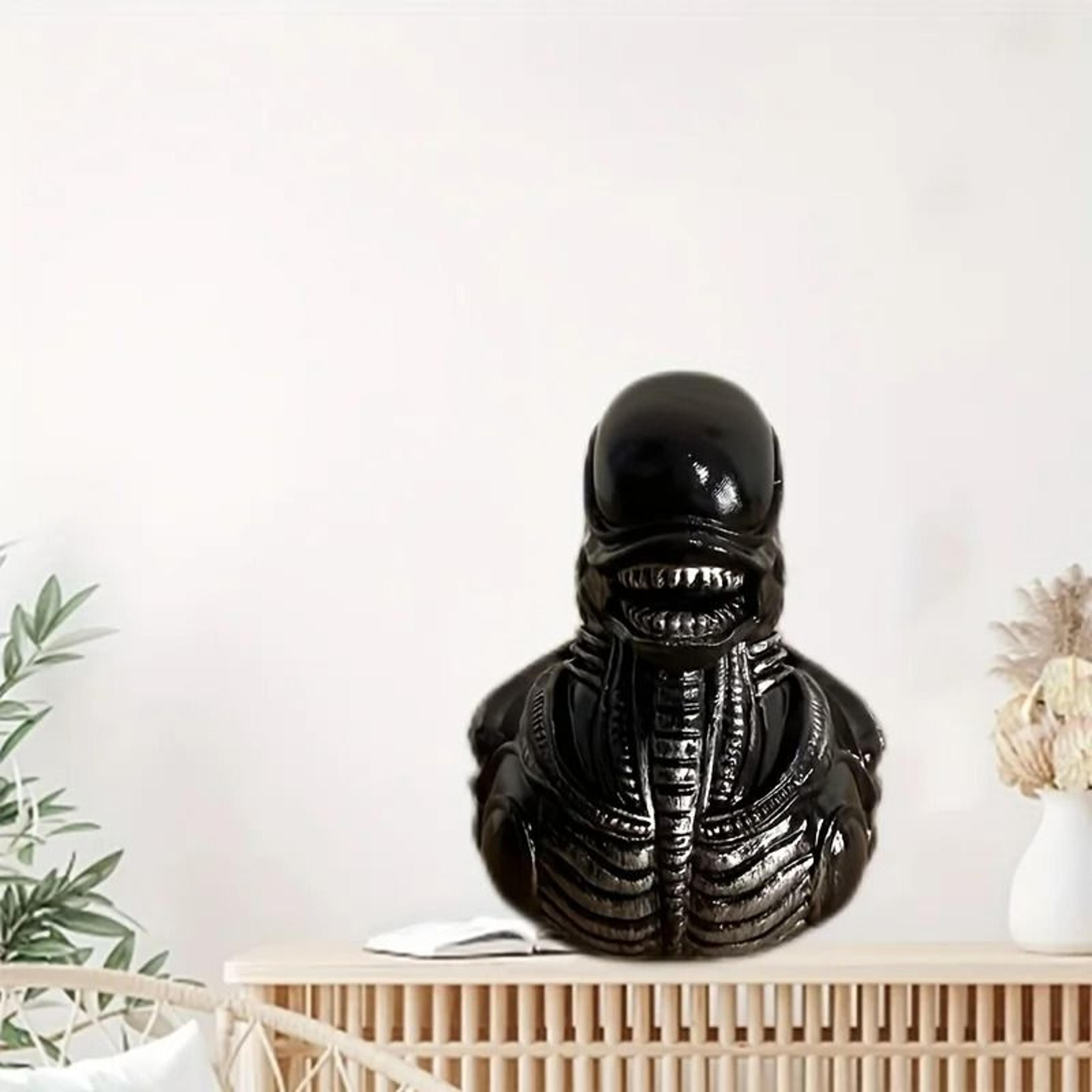 Evil Alien Duck Resin Statue 5
