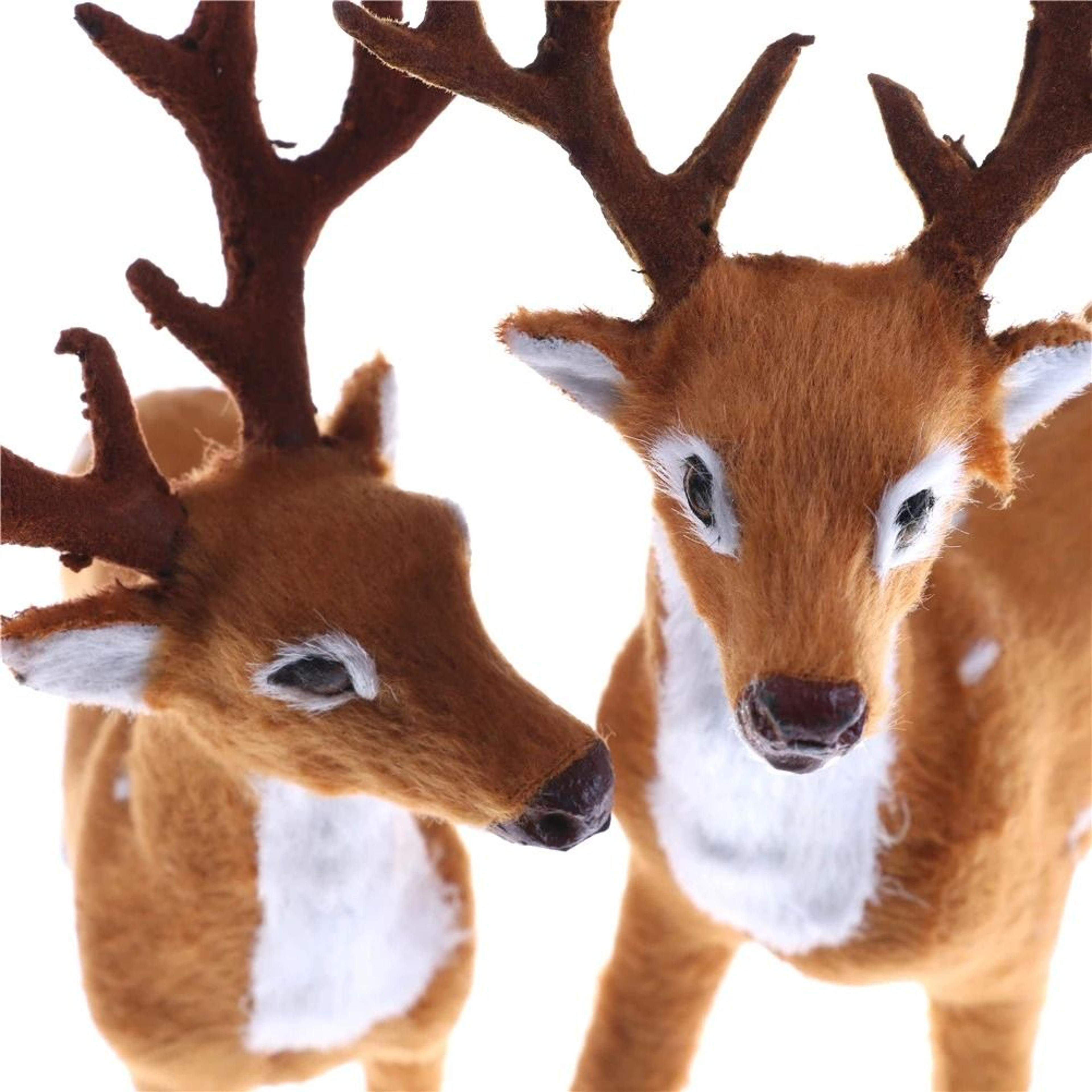 Christmas Simulation Plush Reindeer Decoration 2