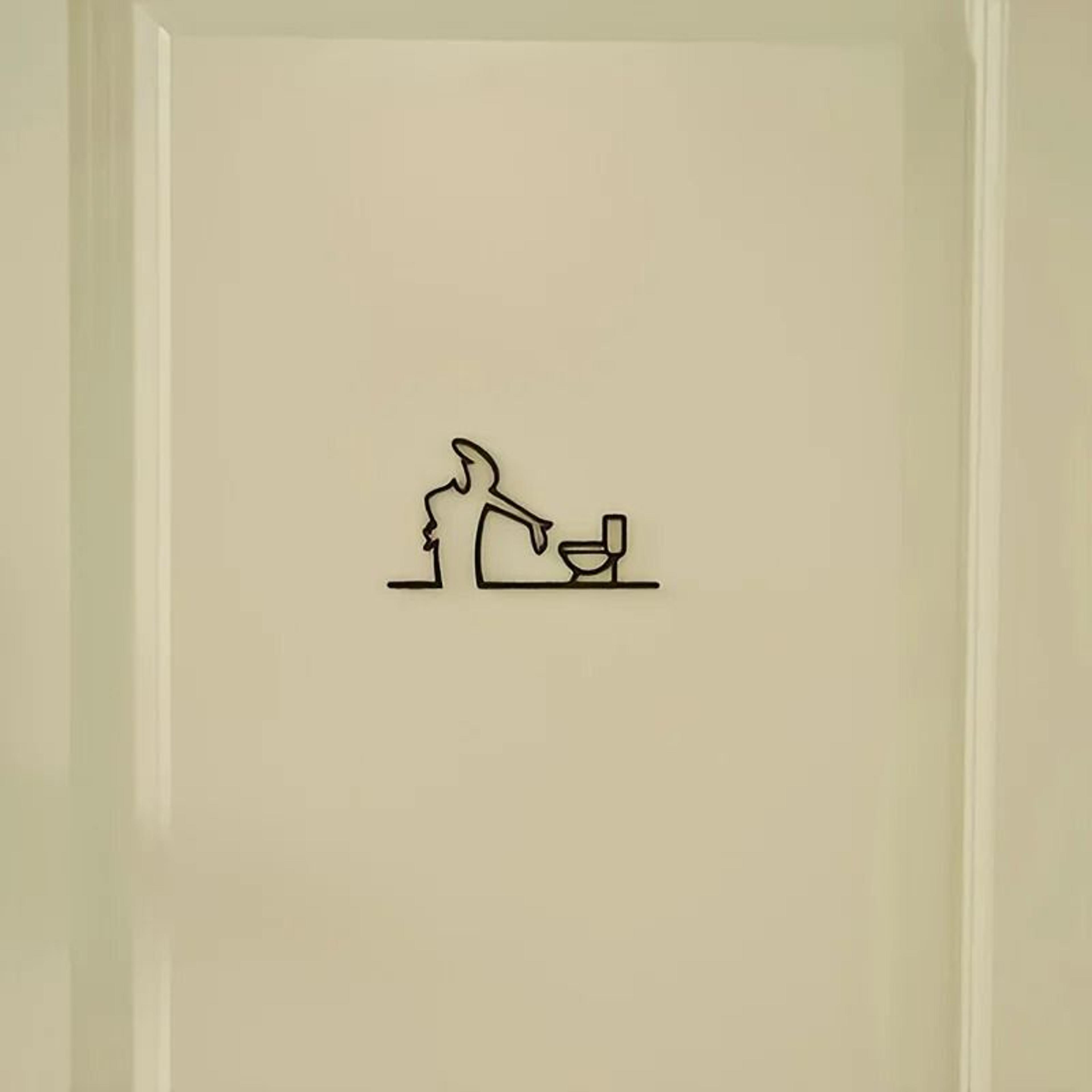 2D Flat Metal Frame Minimalist Wall Art 5