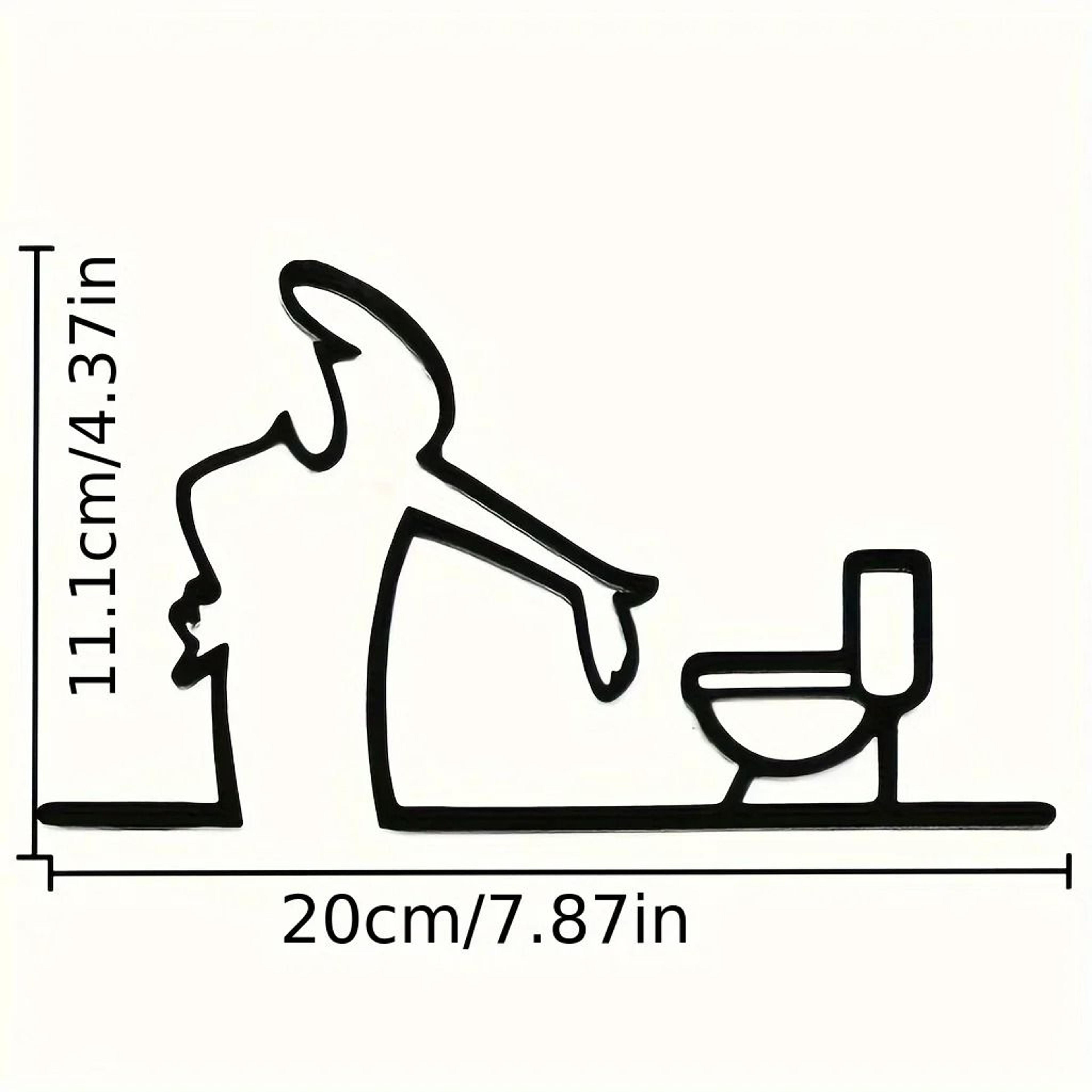 2D Flat Metal Frame Minimalist Wall Art 6