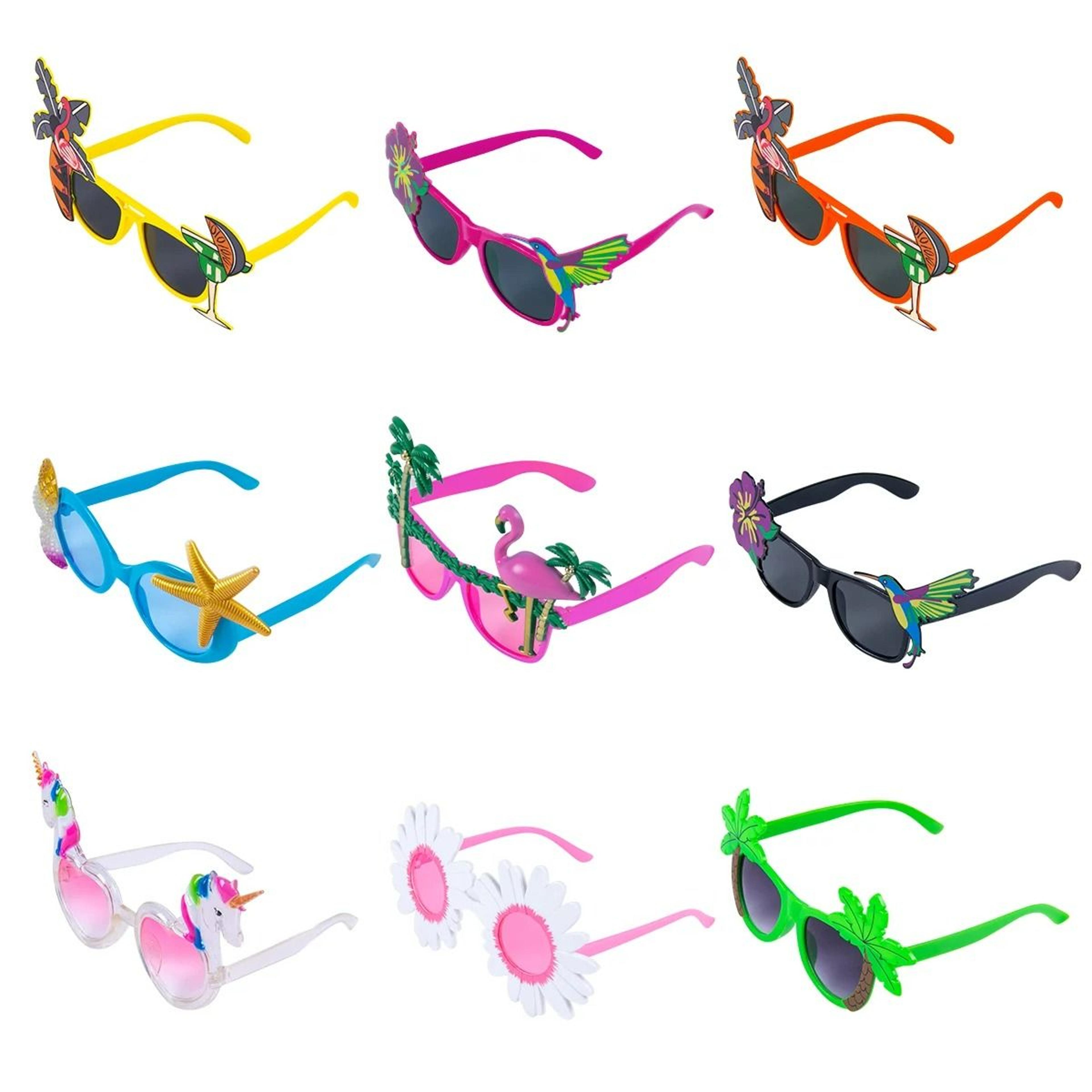 Funny Hawaiian Theme Party Sunglasses  Photo Props 1