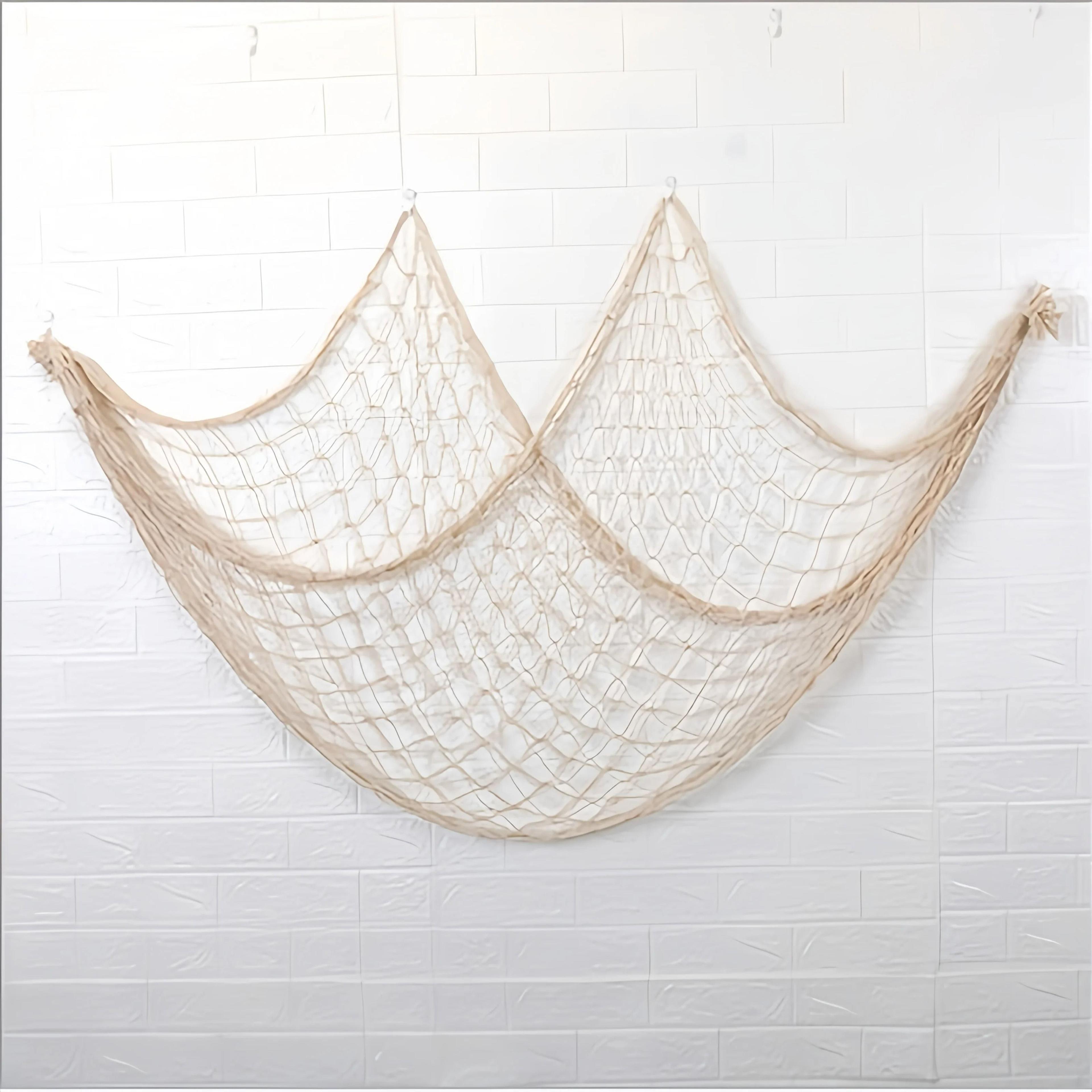 Decorative Fish Net For Nautical  Beach Themes 7