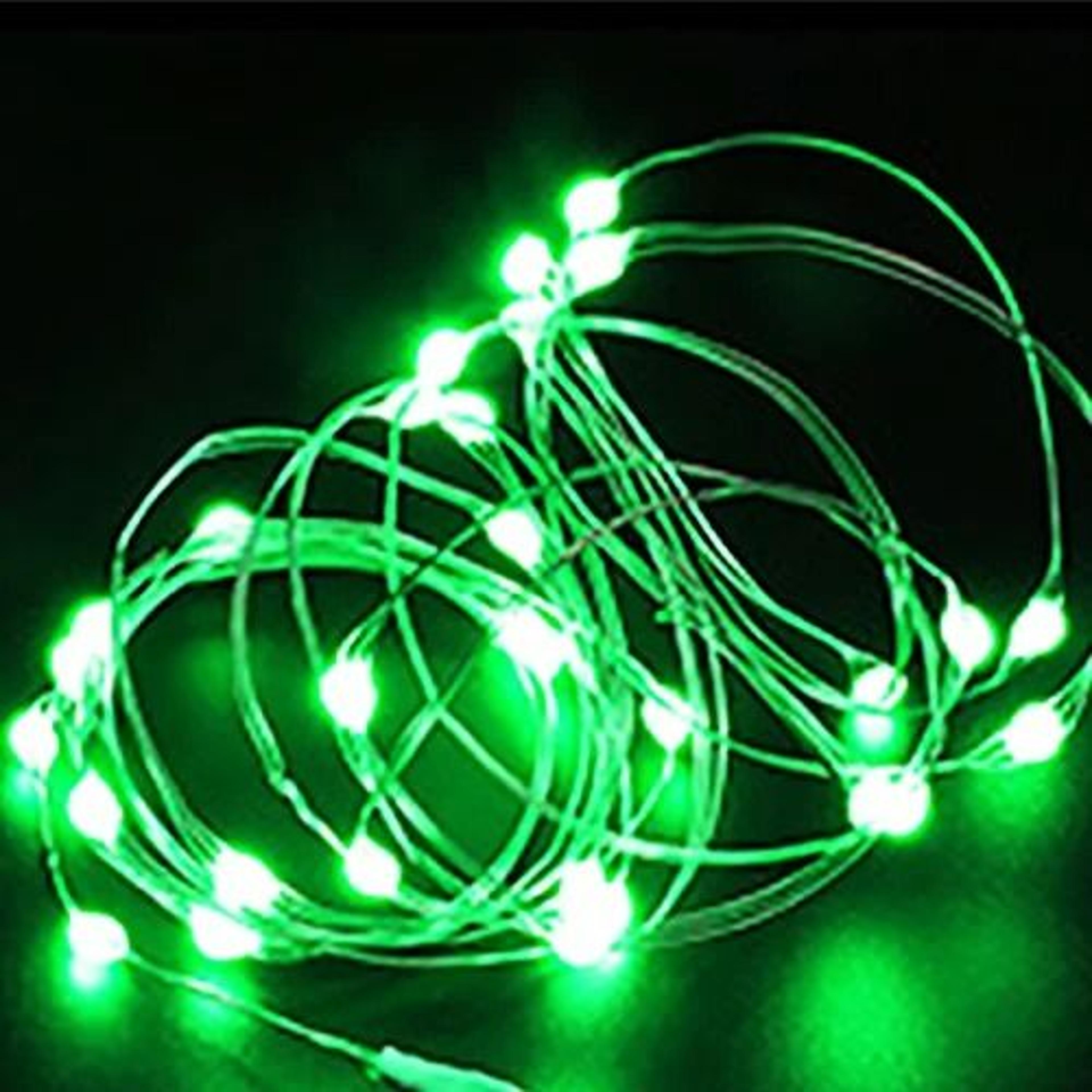 10Piece Copper Wire LED Fairy String Lights Pack 9