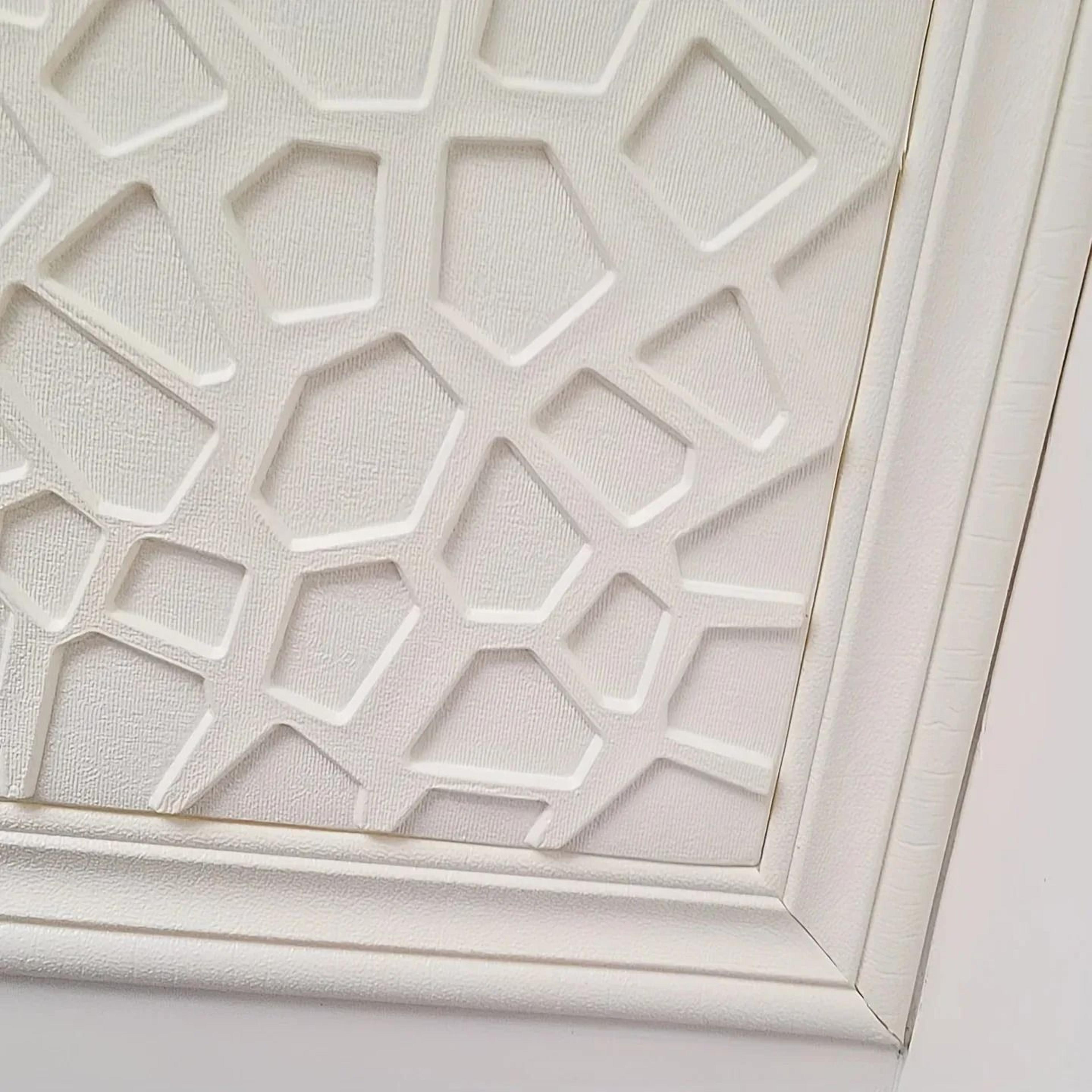 5Piece 3D PeelandStick Ceiling  Wall Tile Set 5