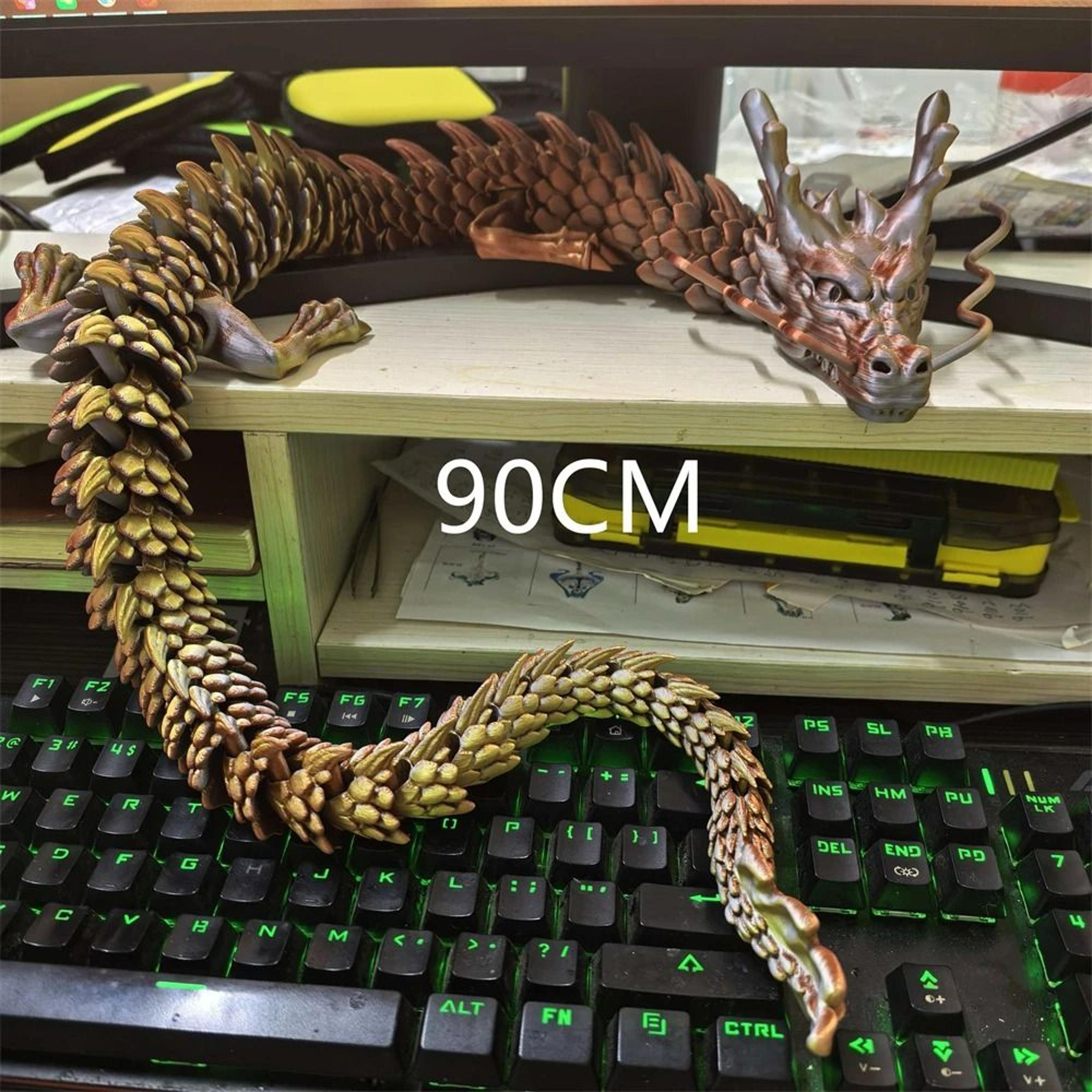 3DPrinted Articulated Divine Dragon Figurine 9