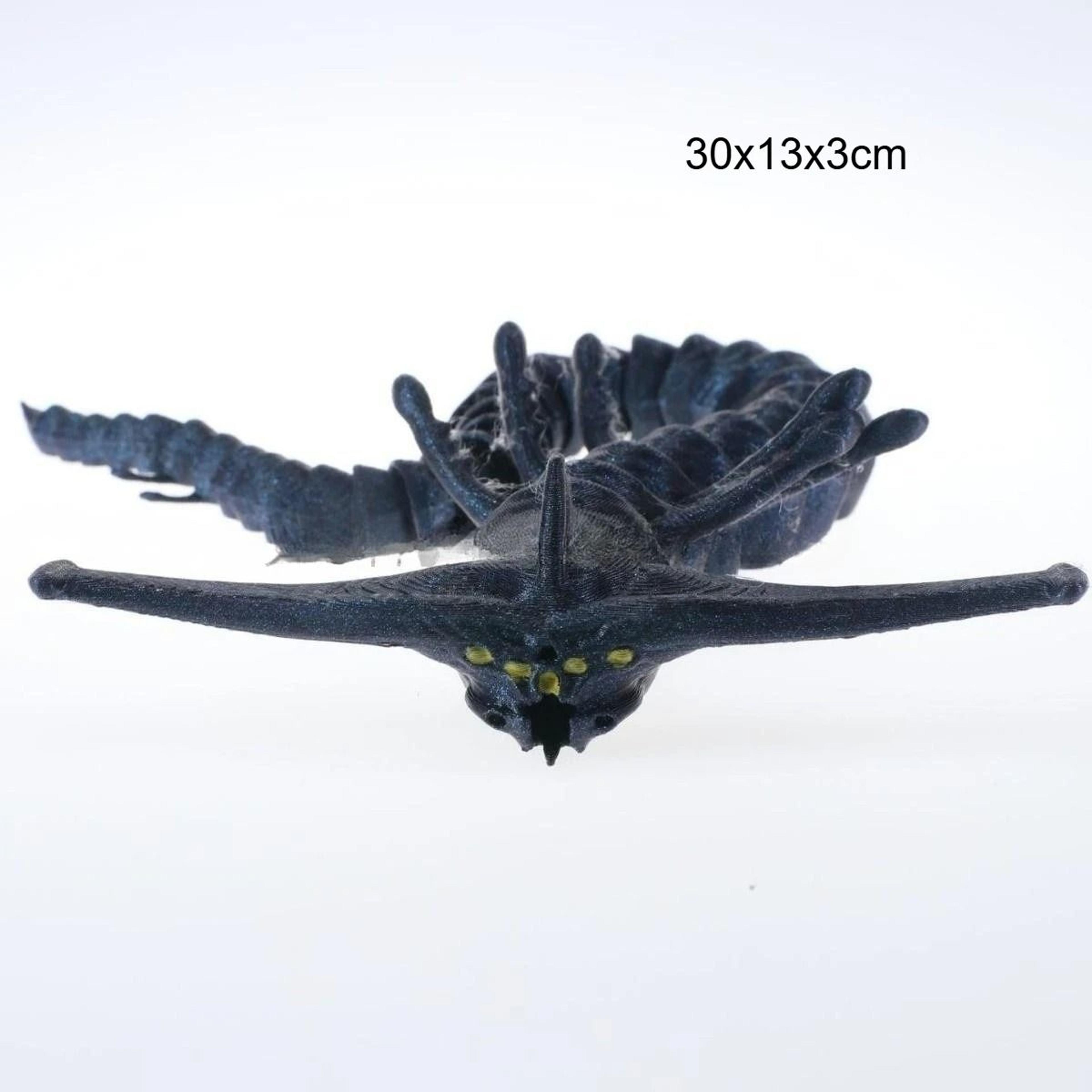 4Piece 3DPrinted Deep Sea Monster Action Figure Set 7