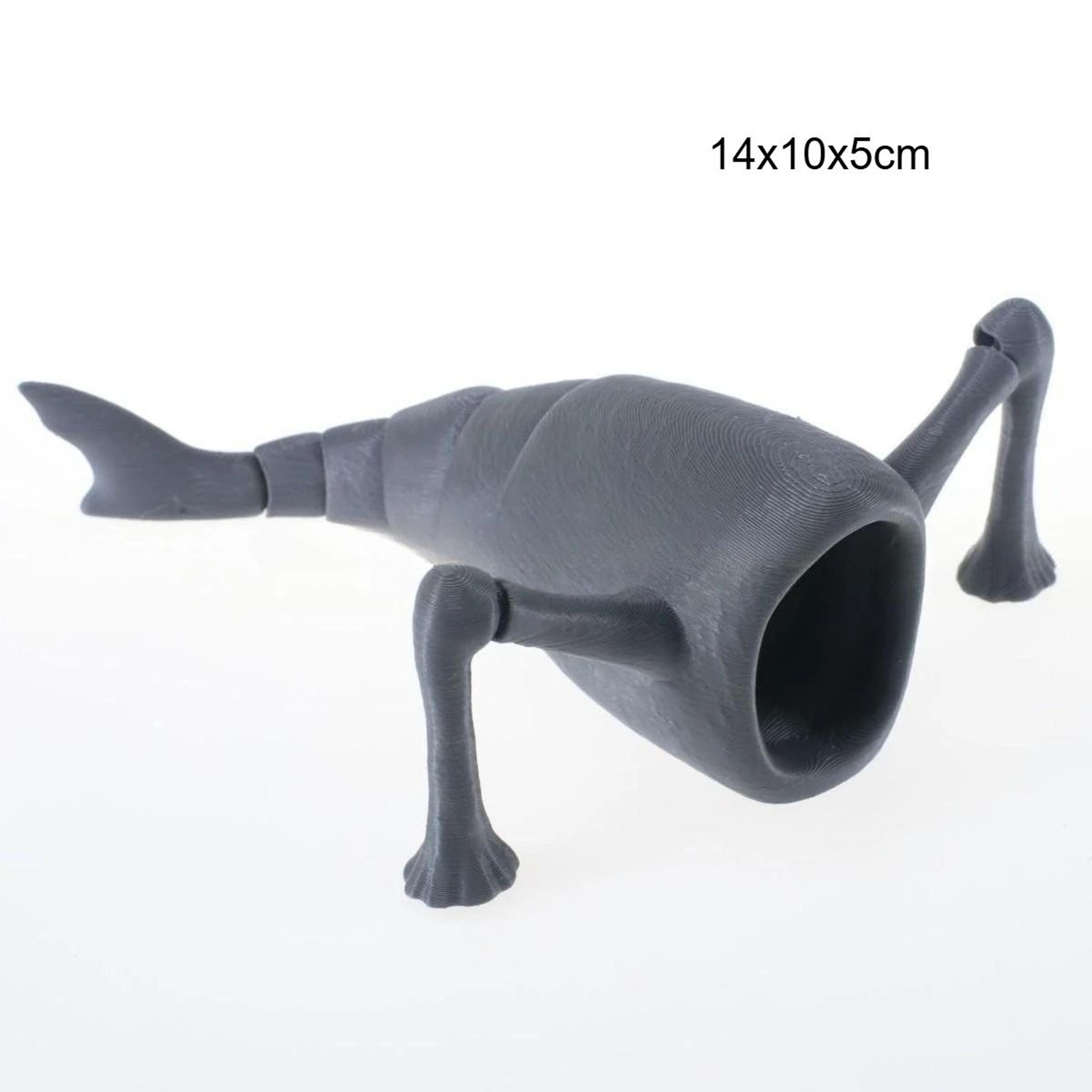 4Piece 3DPrinted Deep Sea Monster Action Figure Set 8
