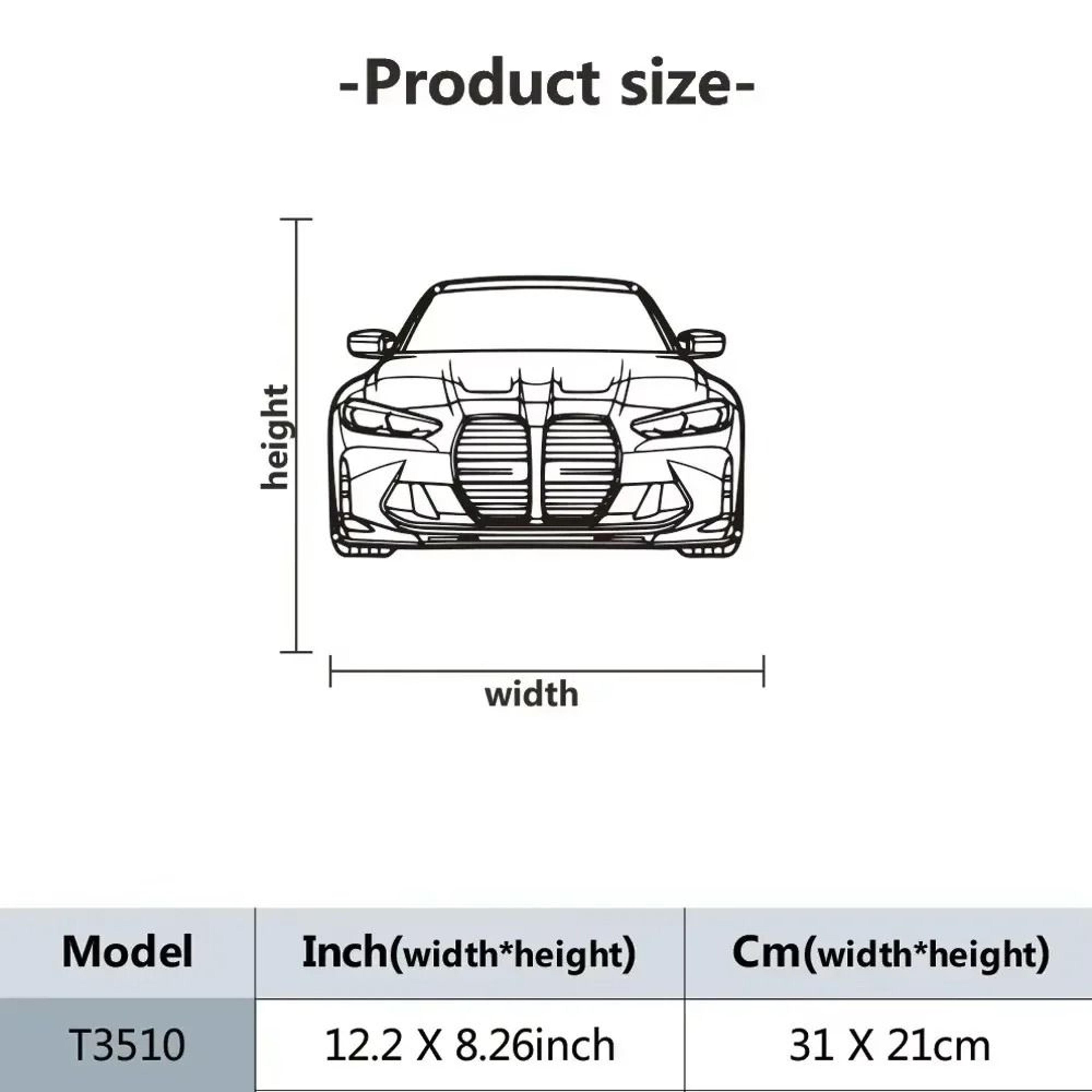 HelloYoung Metal Racing Car Wall Art 9