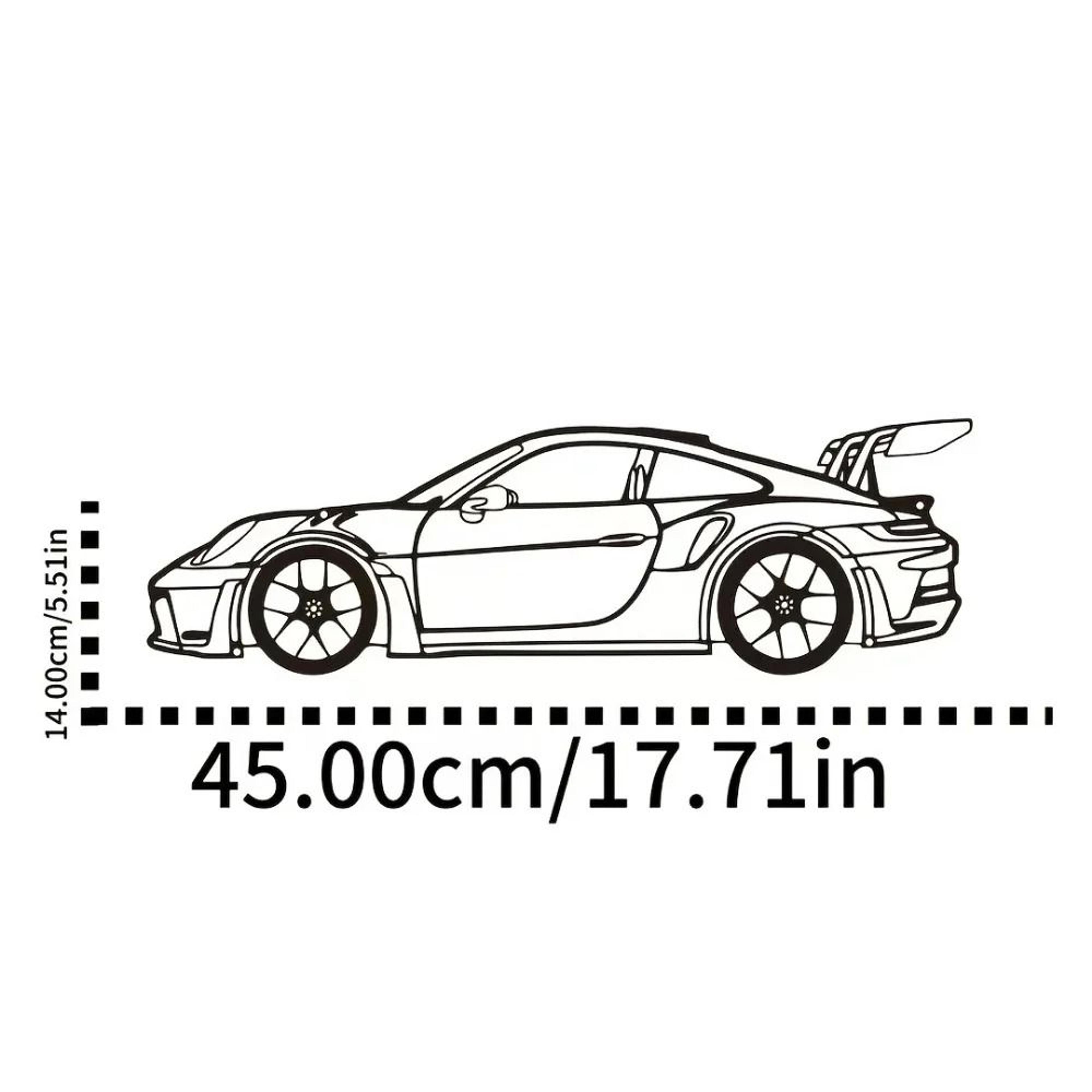 HelloYoung Metal Racing Car Wall Art 8