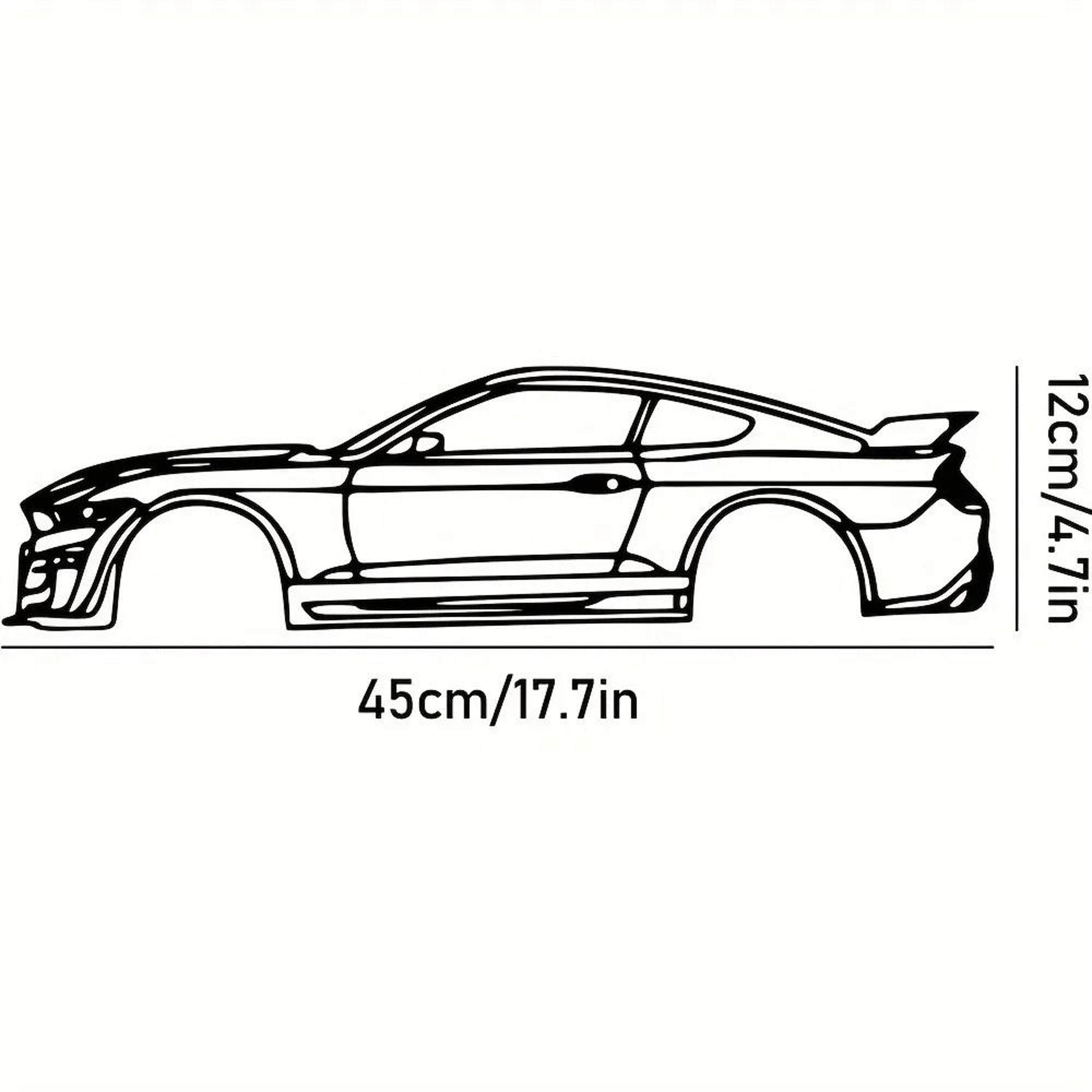 HelloYoung Metal Racing Car Wall Art 16