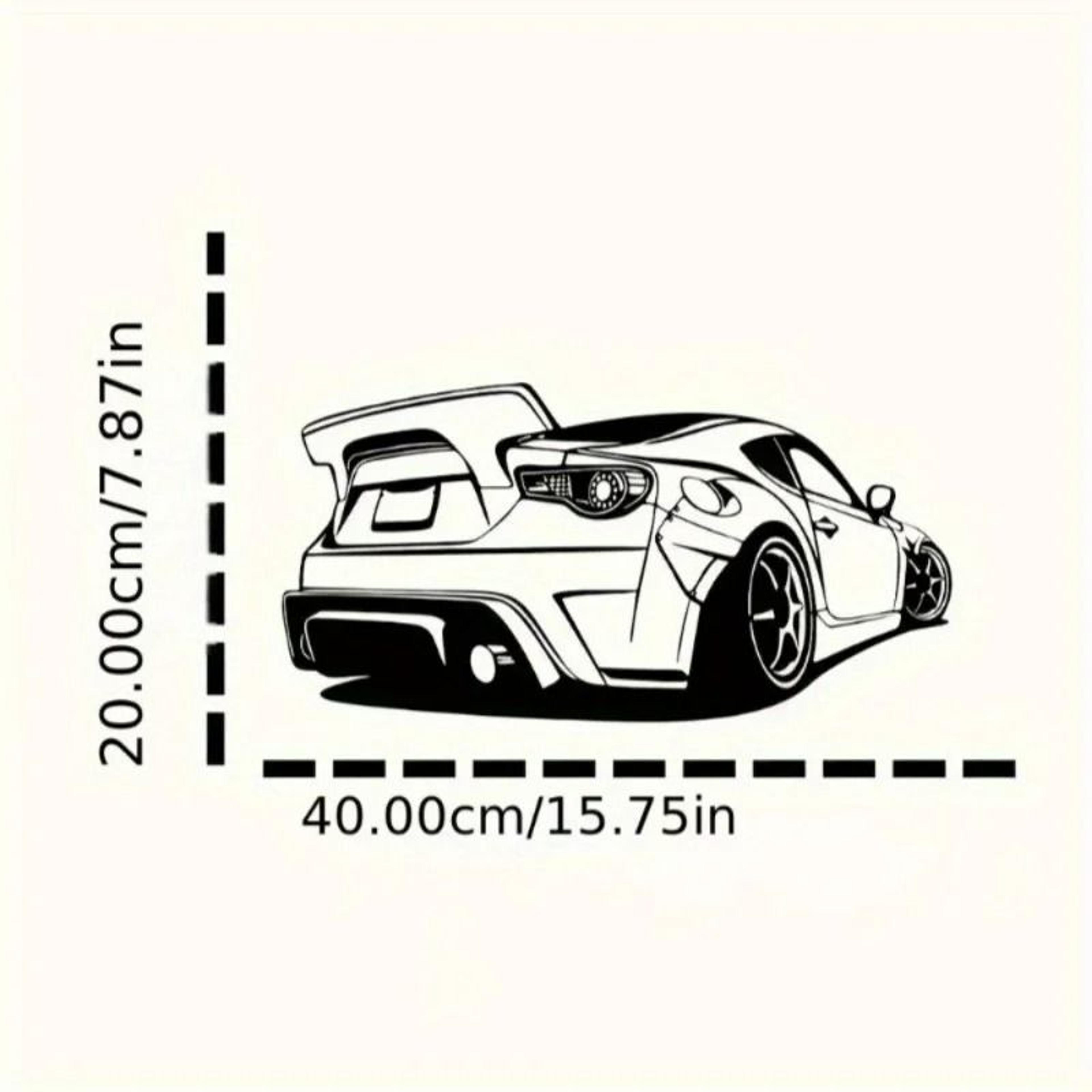 HelloYoung Metal Racing Car Wall Art 19