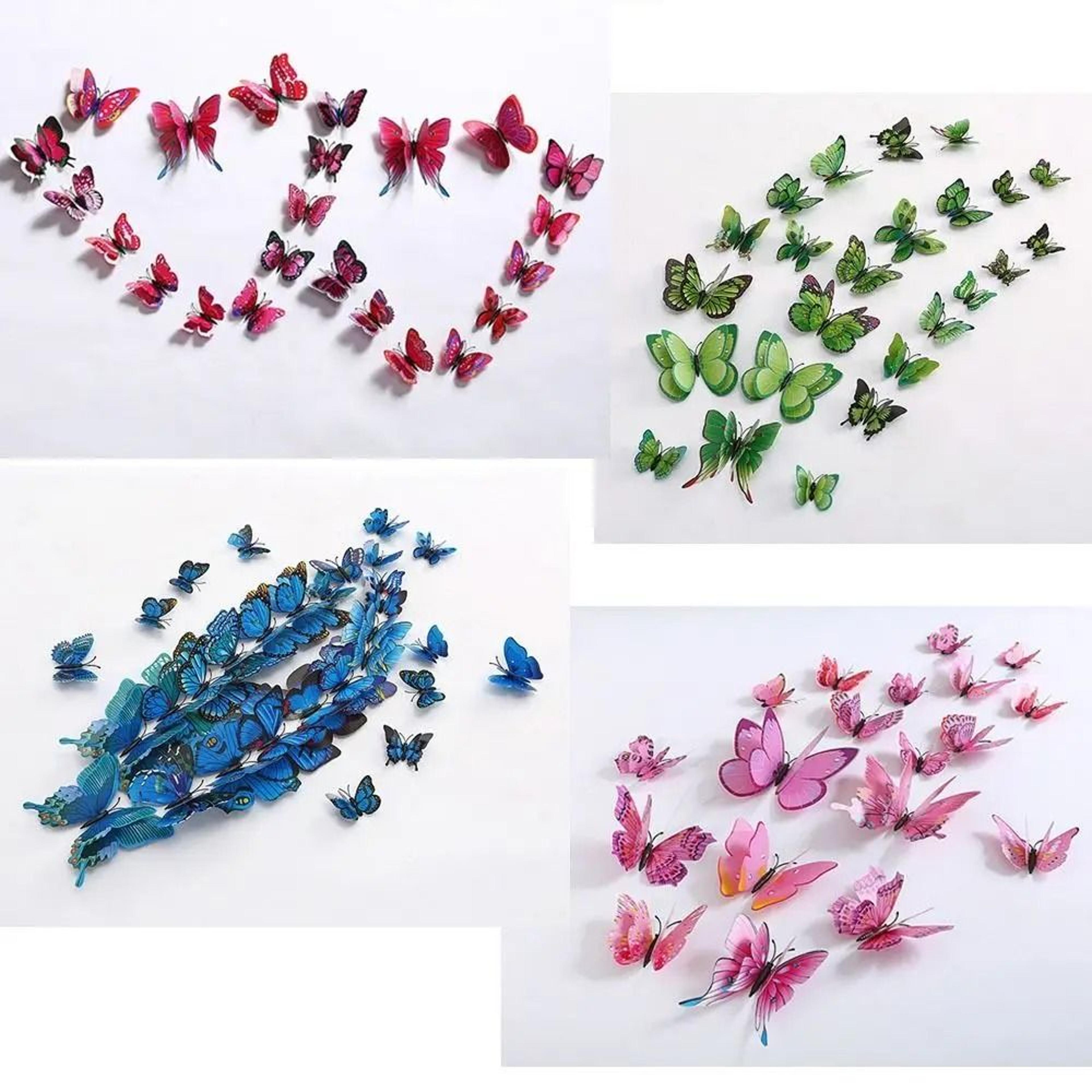12Piece Universal 3D Butterfly Wall Stickers 3