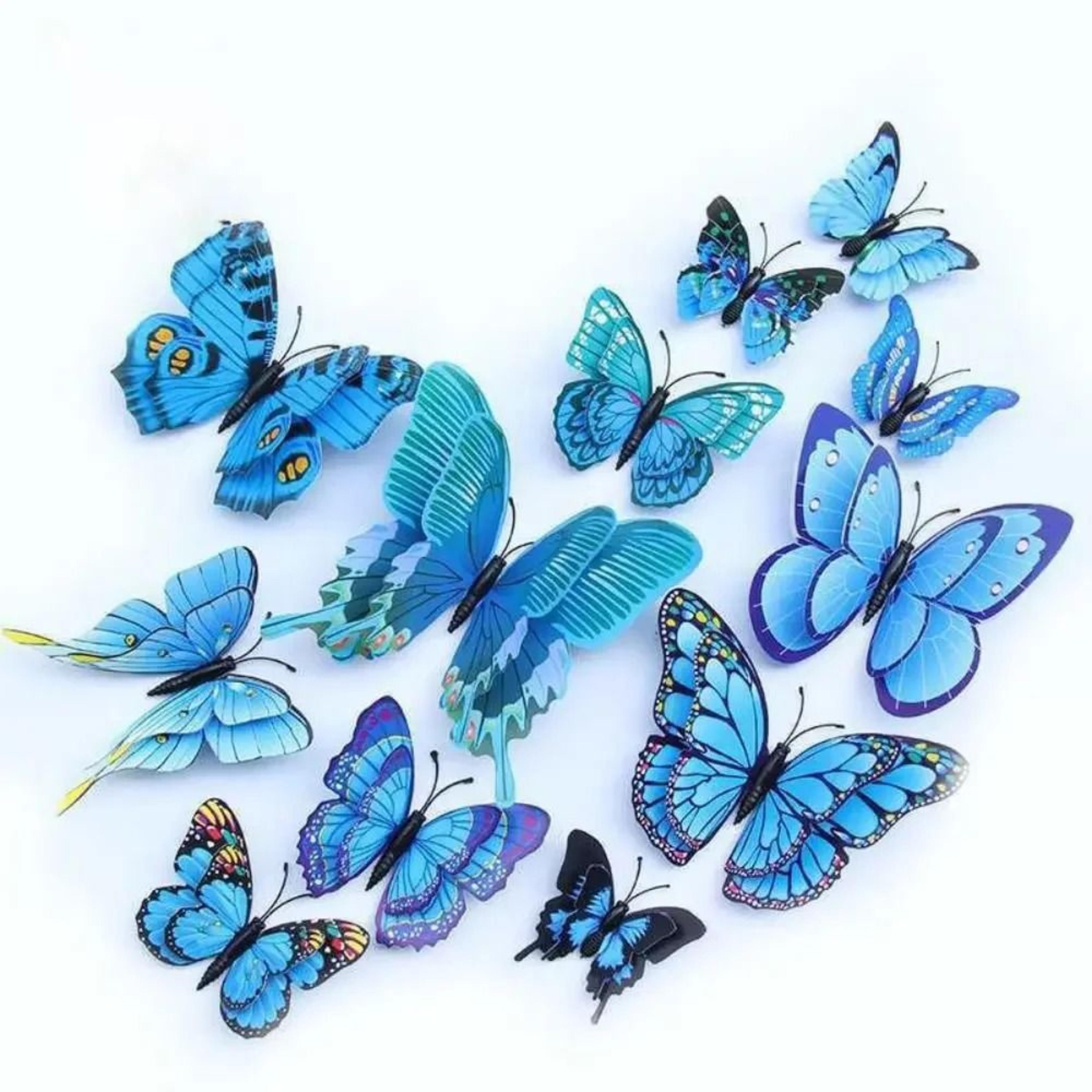12Piece Universal 3D Butterfly Wall Stickers 8