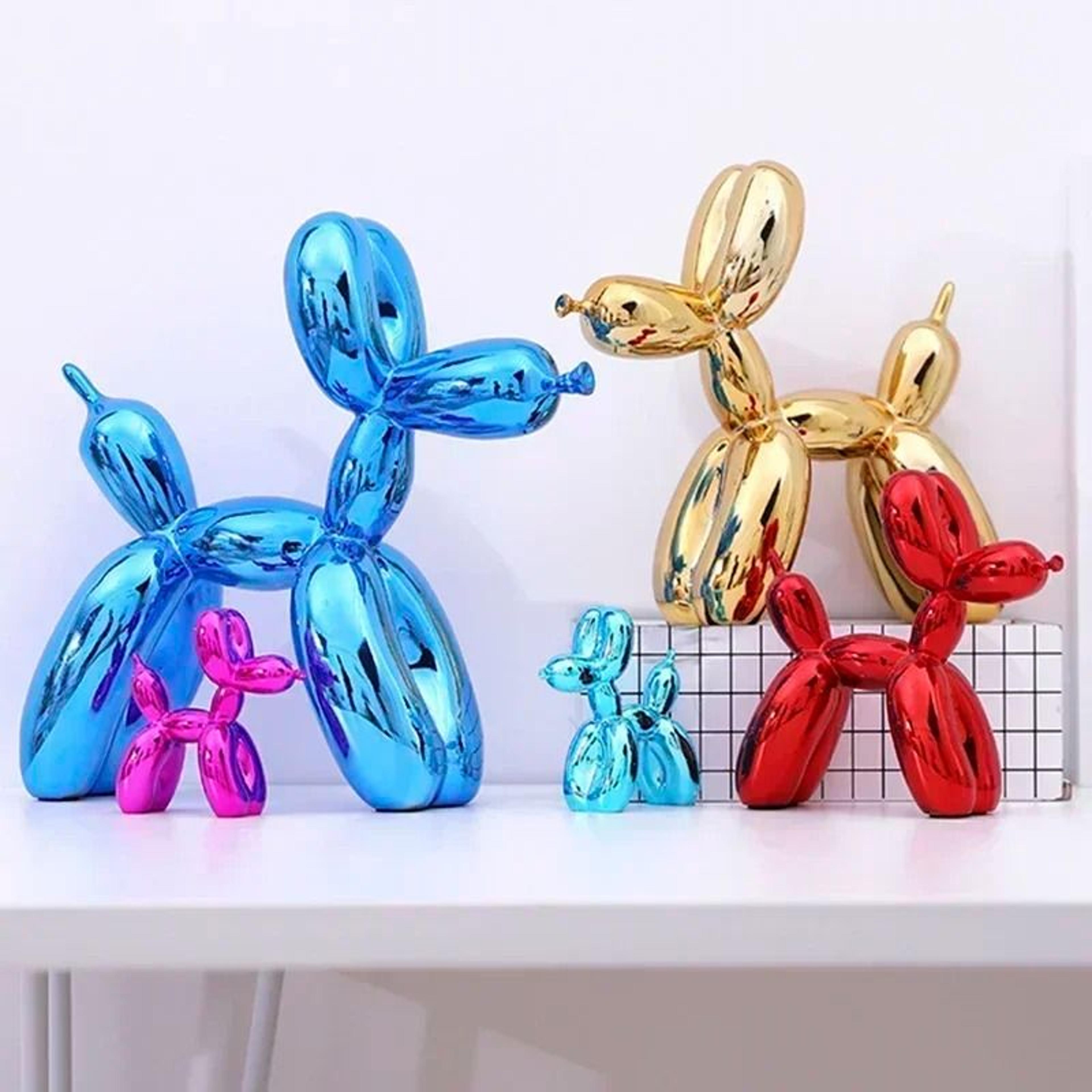modern nordic resin balloon dog sculpture