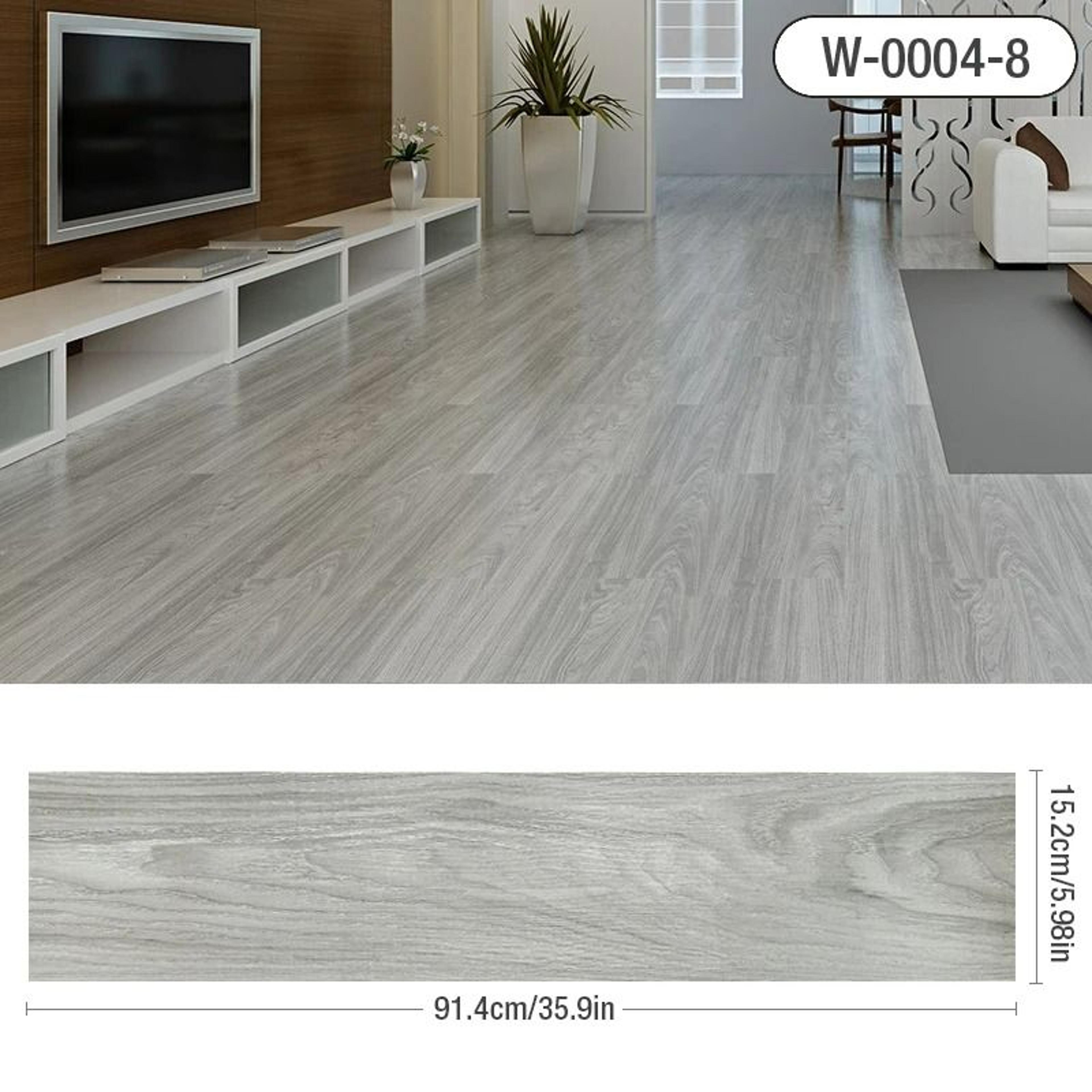 3D Wood Grain SelfAdhesive Waterproof Floor Stickers 7