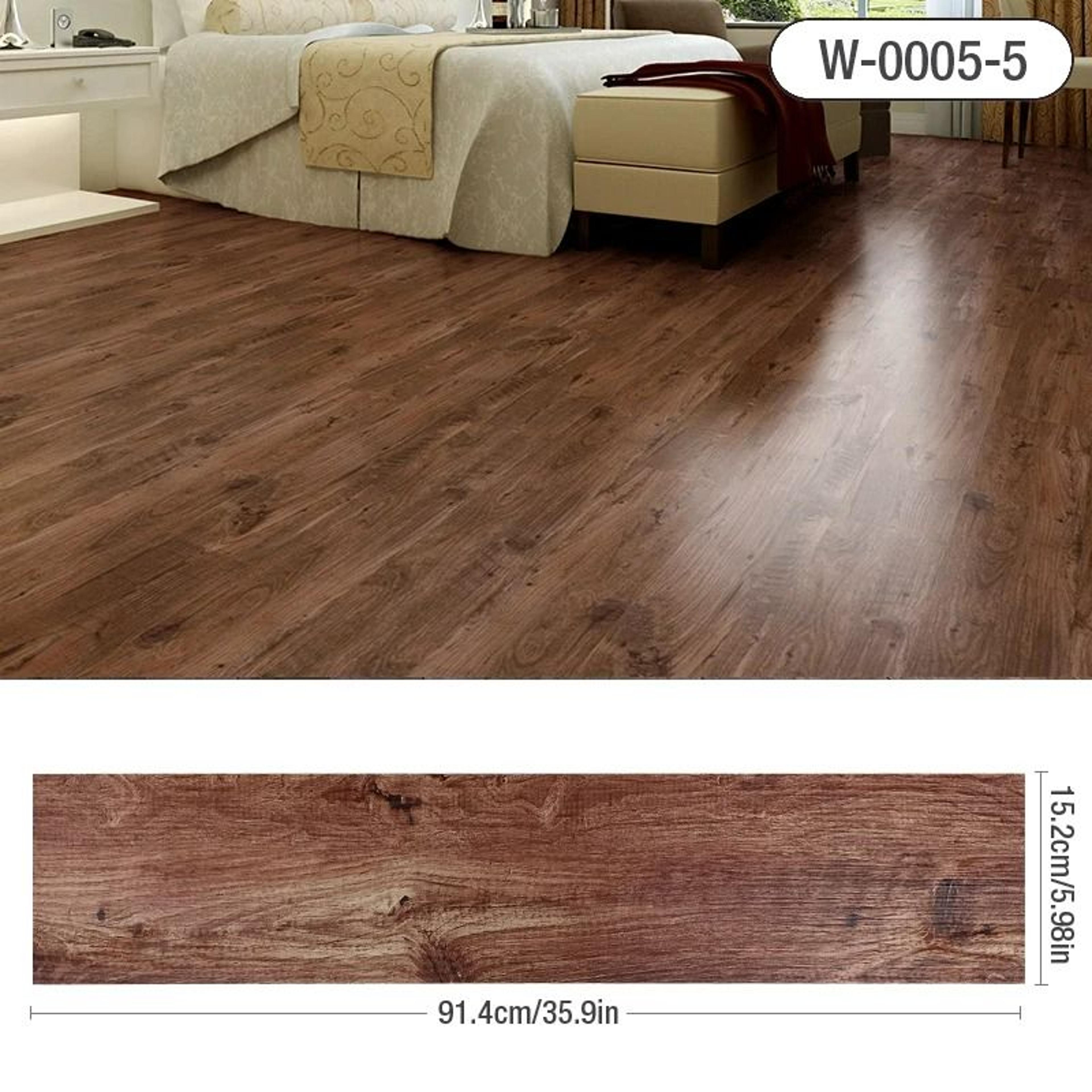 3D Wood Grain SelfAdhesive Waterproof Floor Stickers 10
