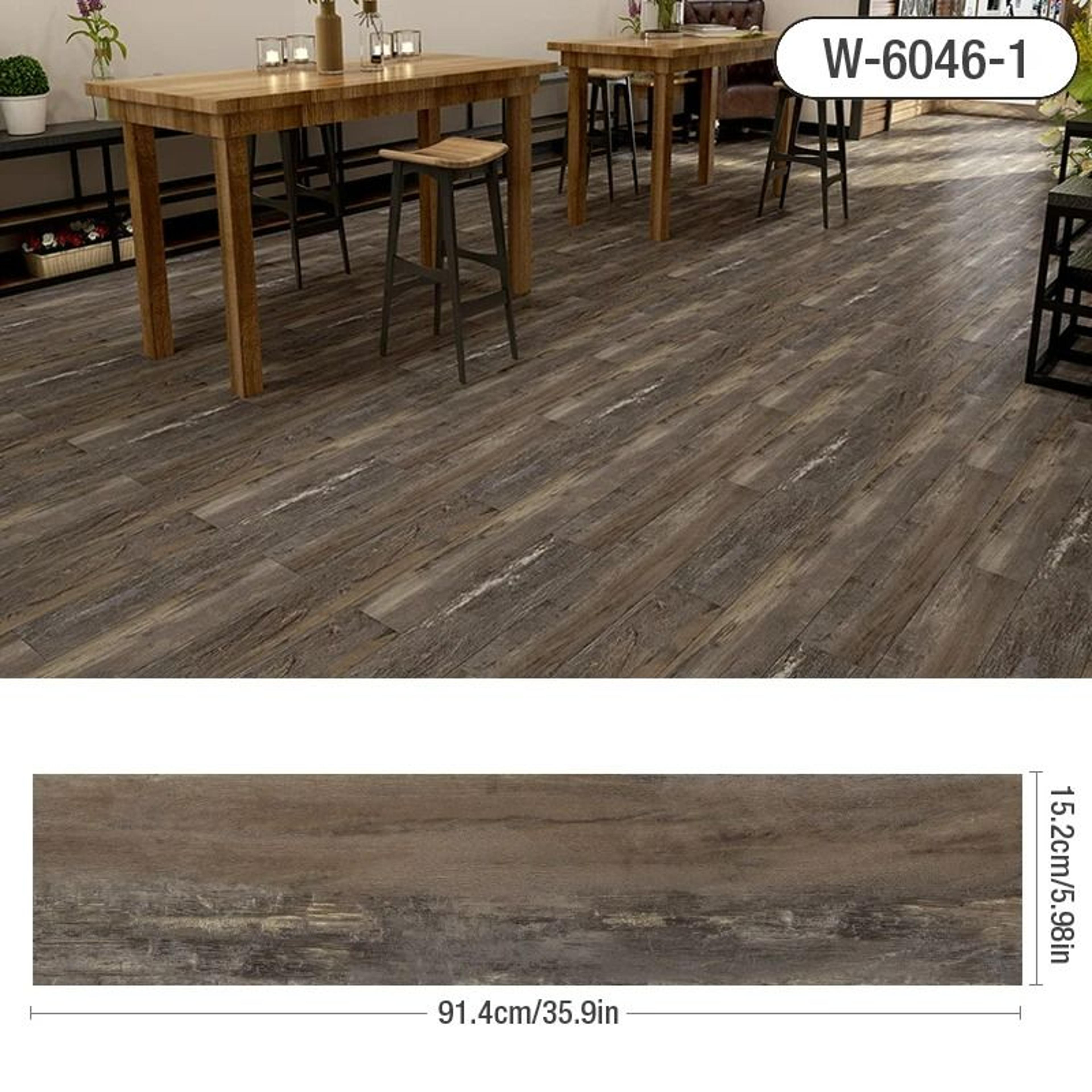 3D Wood Grain SelfAdhesive Waterproof Floor Stickers 14