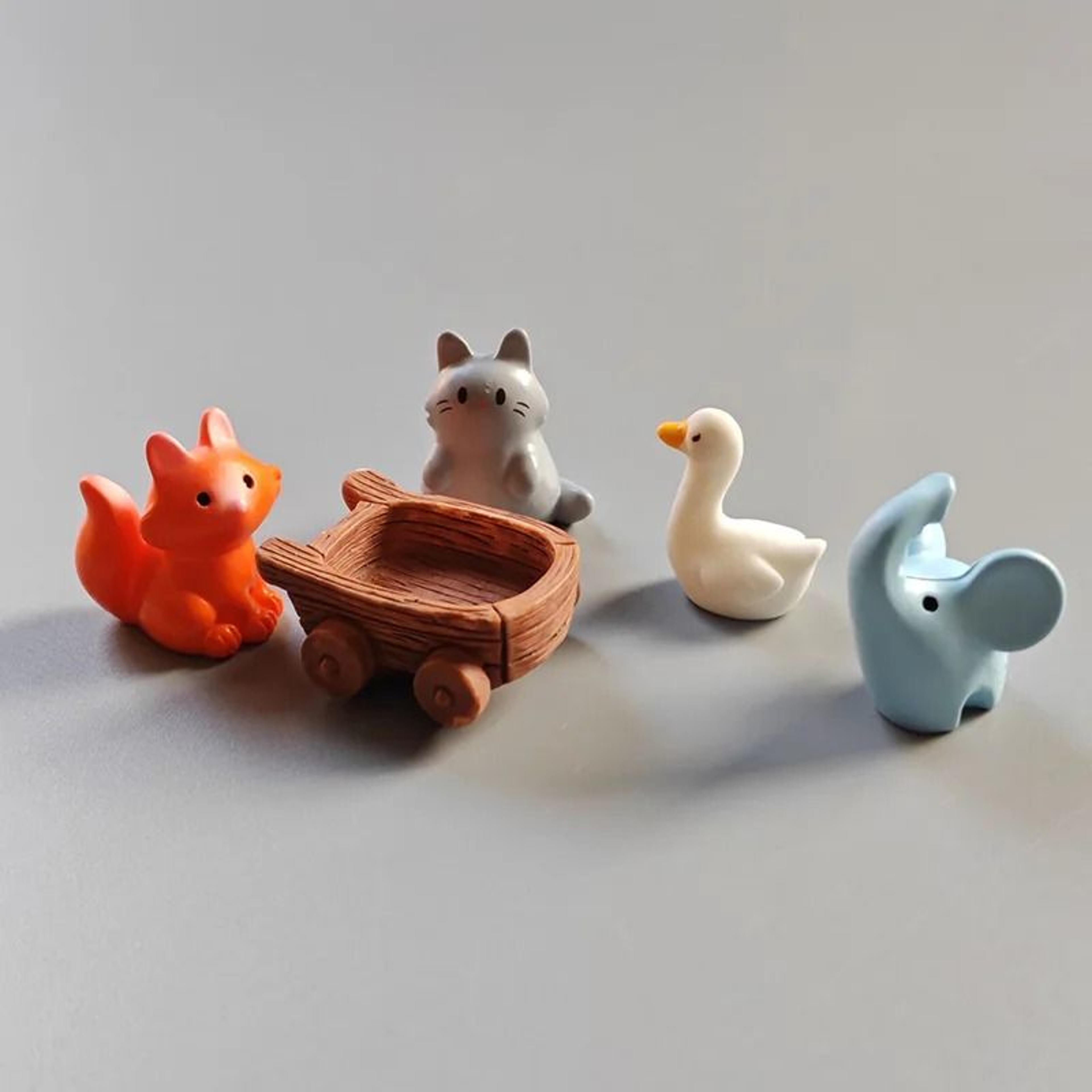 10Piece Miniature Animal Figurines Set 3