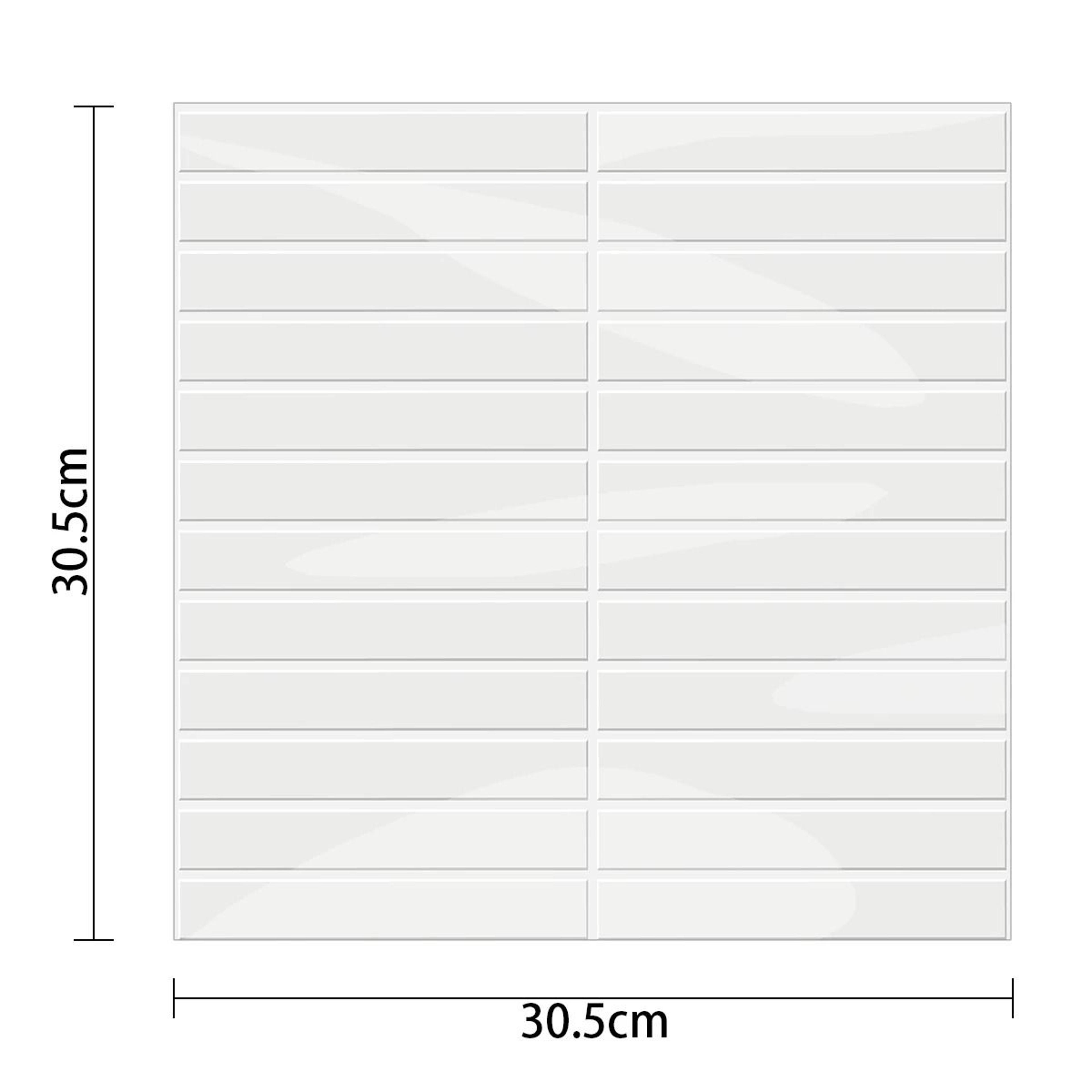 5Piece 3D Subway Tile Peel And Stick Backsplash 13