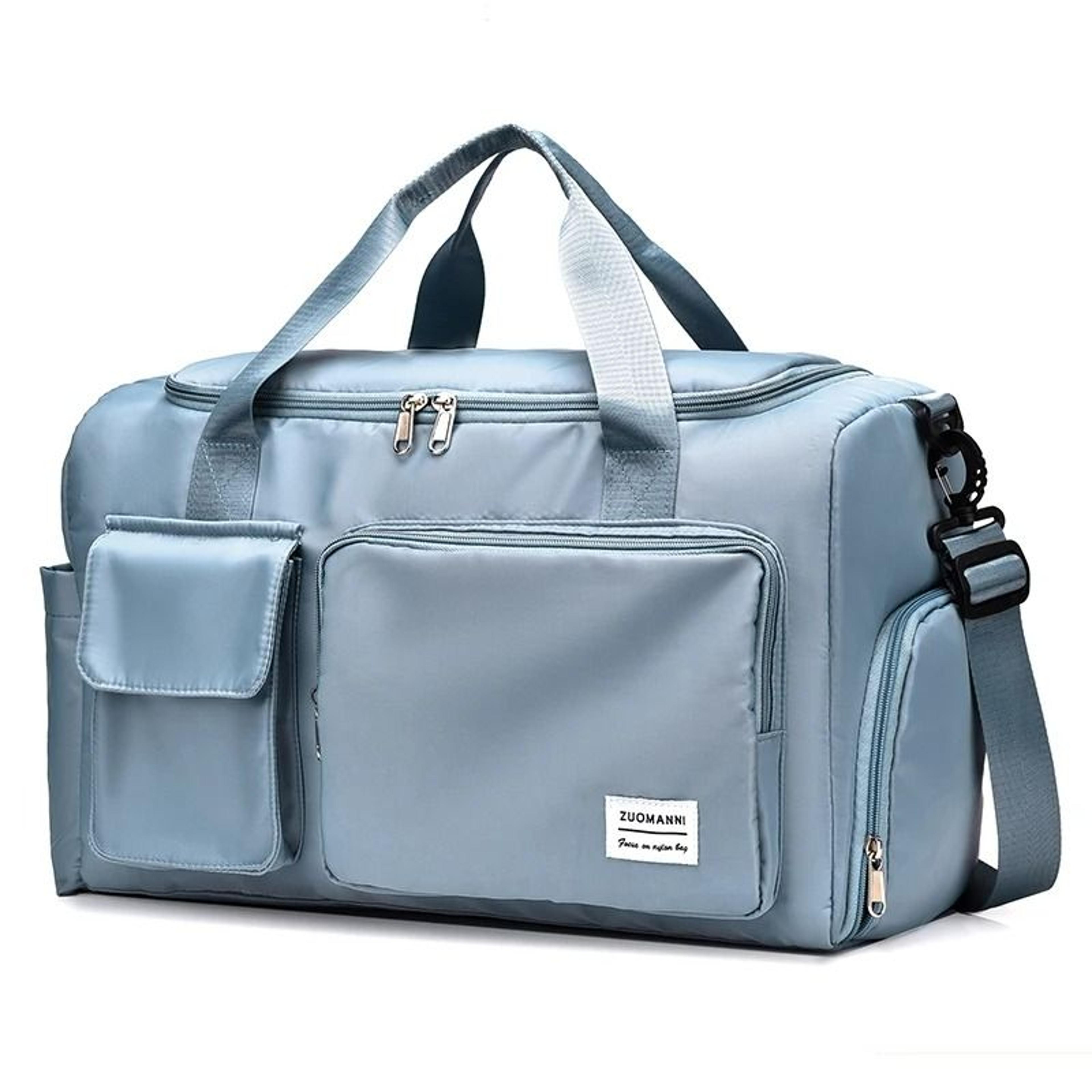Waterproof Travel Weekender Duffle Bag With Shoe Compartment 9