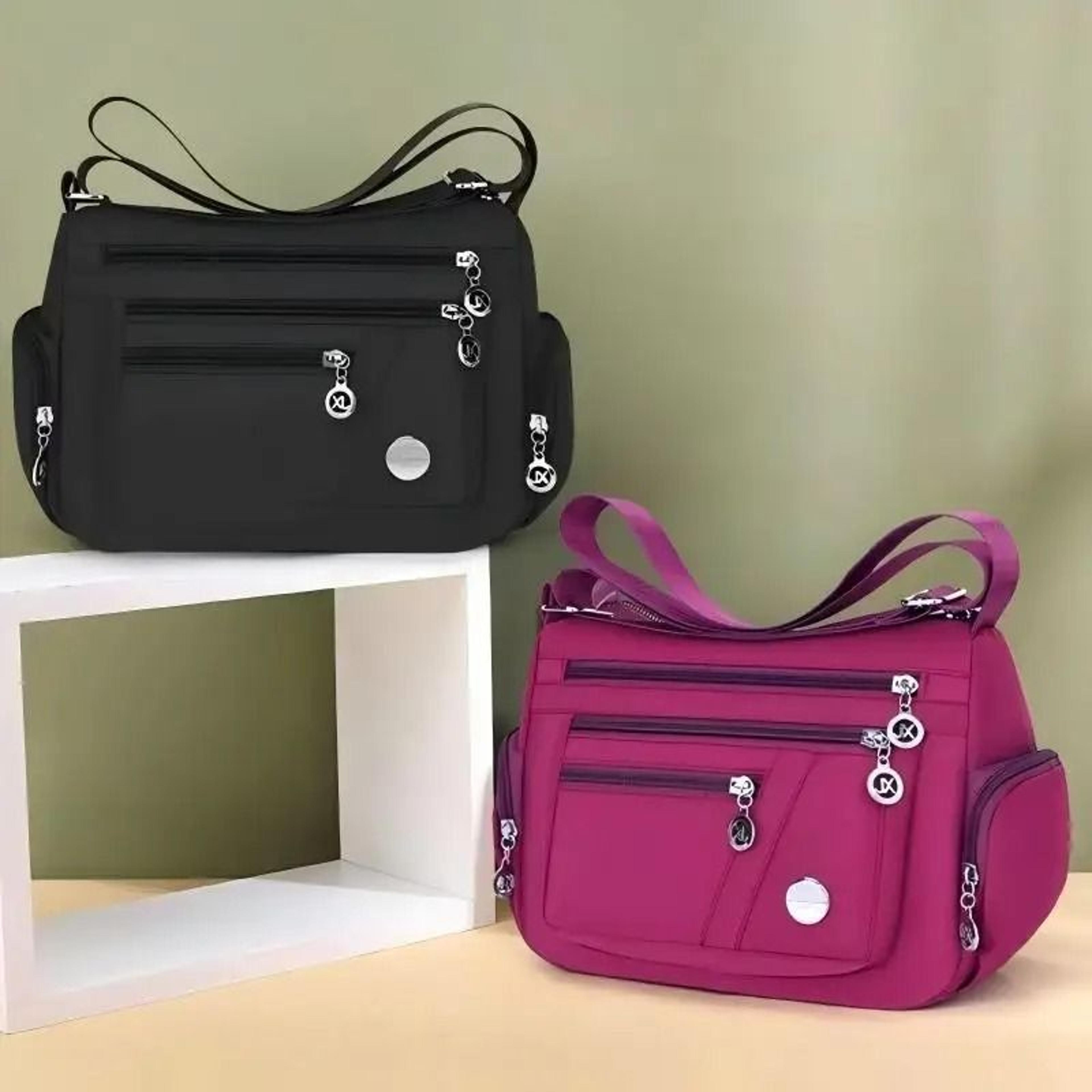 women's lightweight waterproof nylon crossbody messenger bag