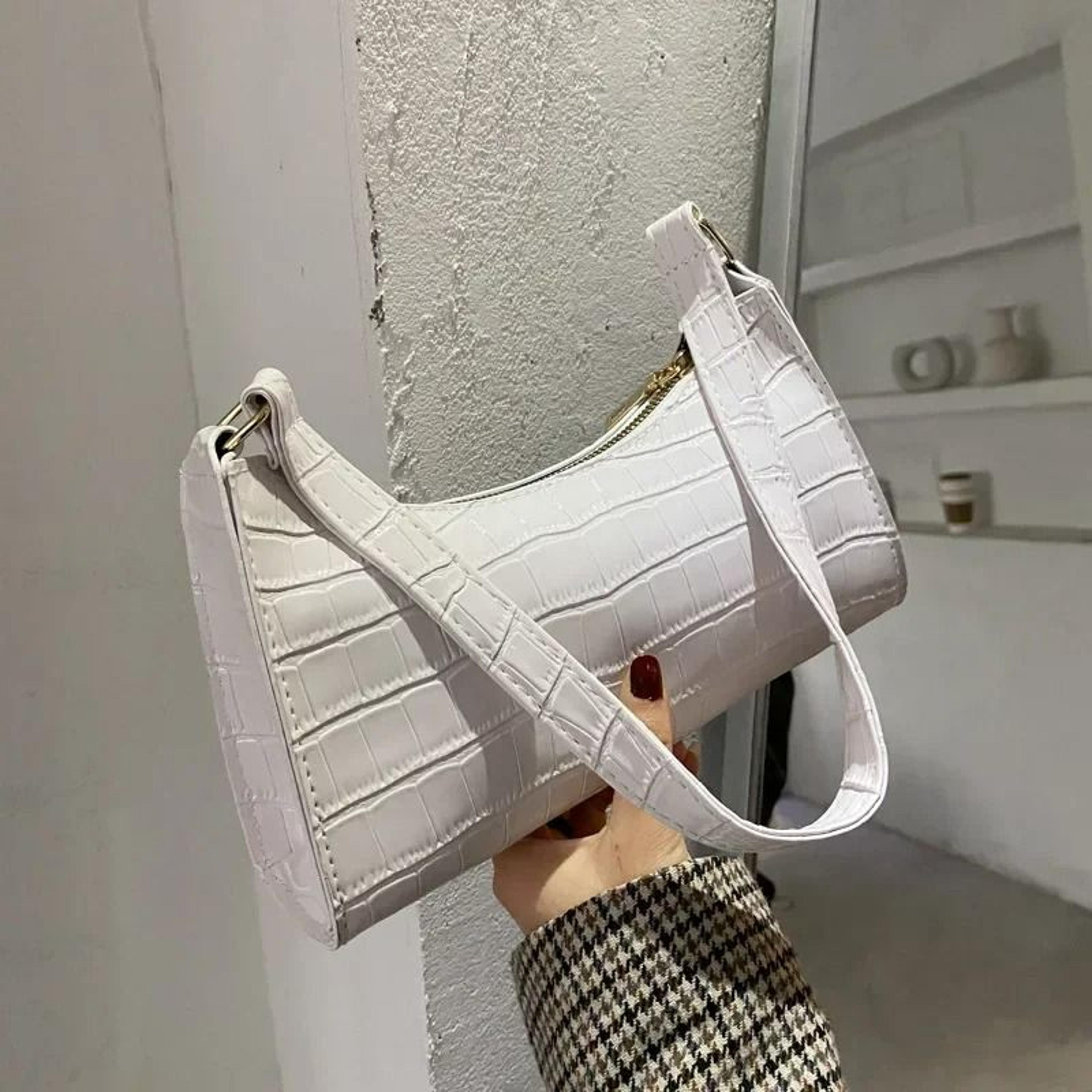 Retro Alligator Pattern Small Underarm Shoulder Bag 0