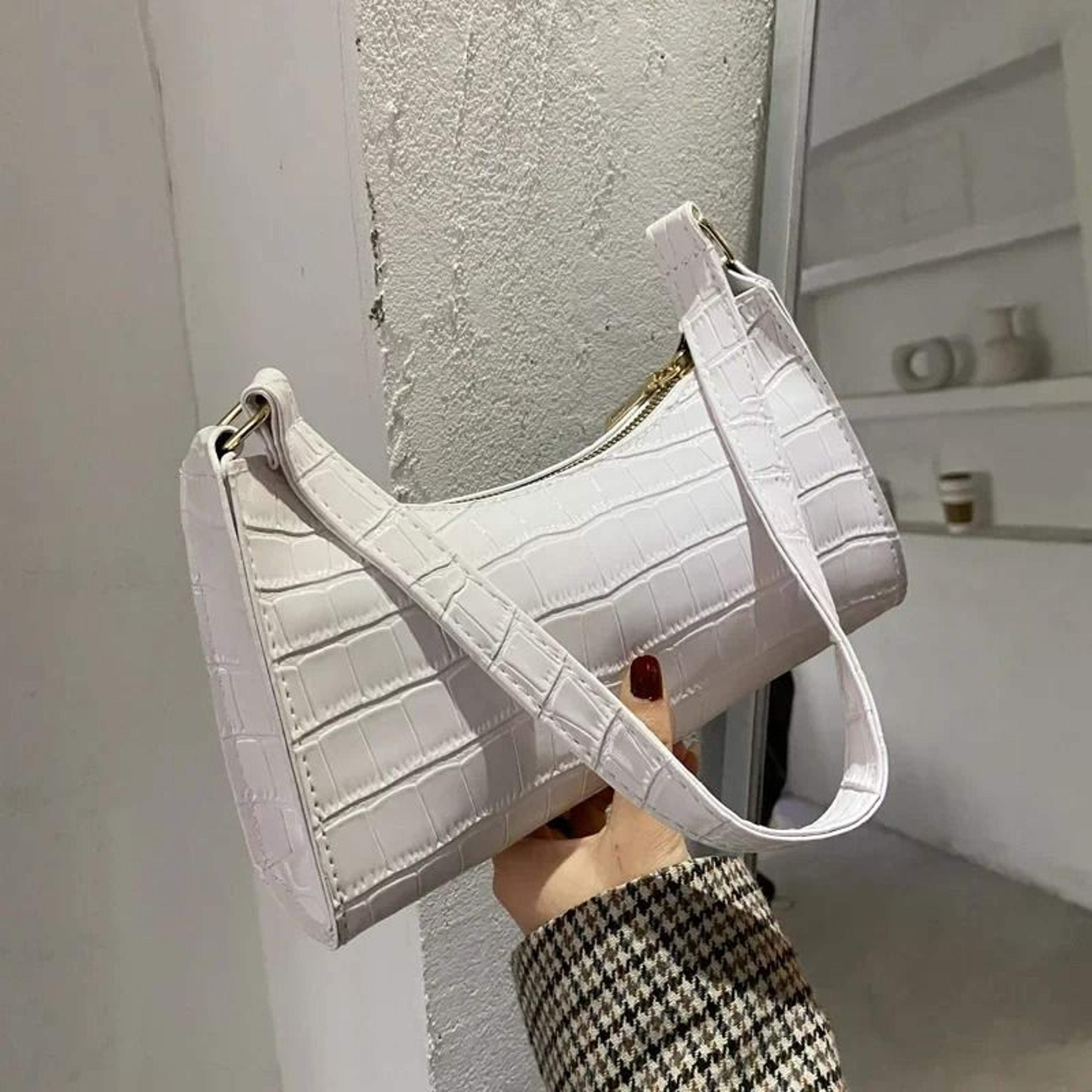 Retro Alligator Pattern Small Underarm Shoulder Bag 11