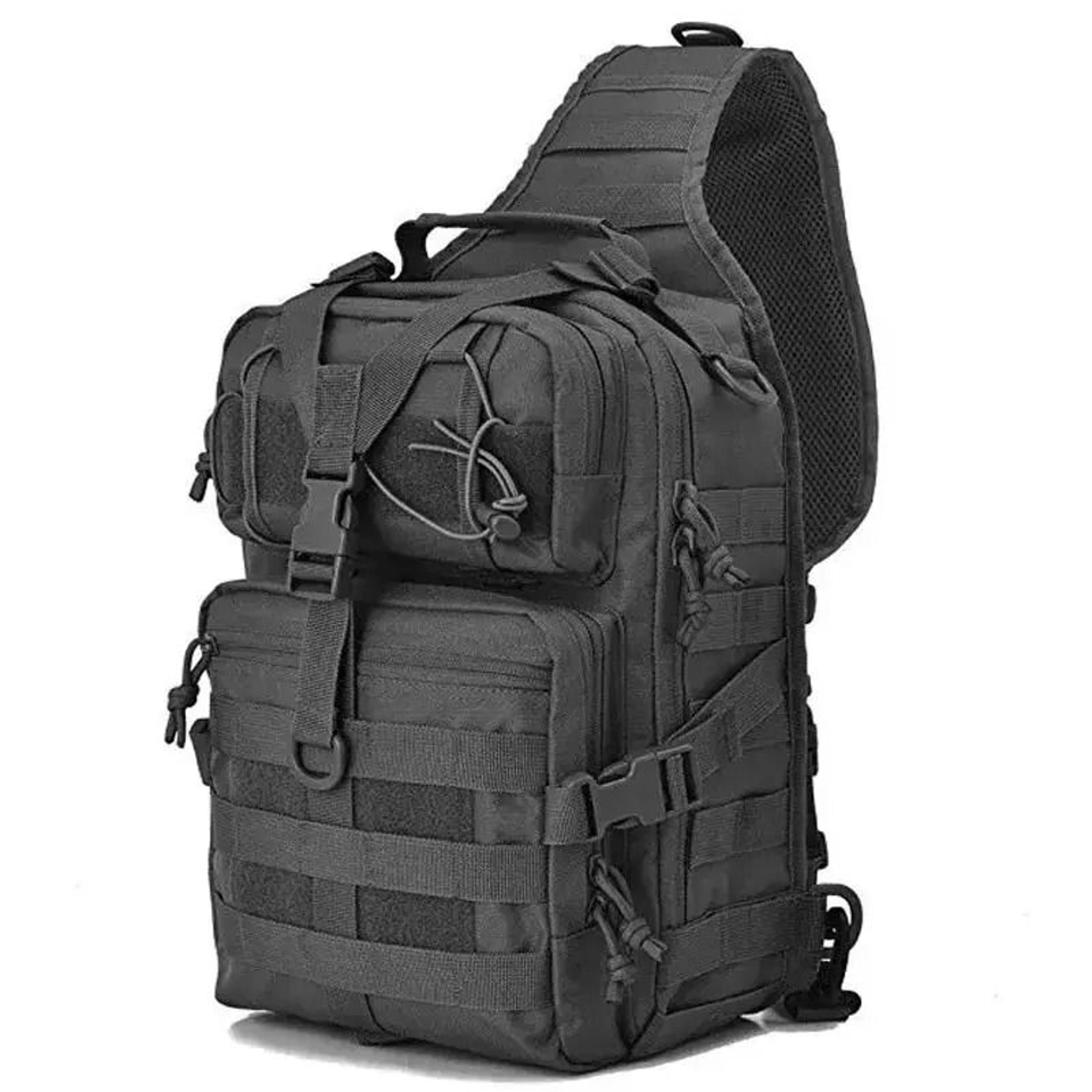 men's waterproof oxford tactical camouflage chest bag