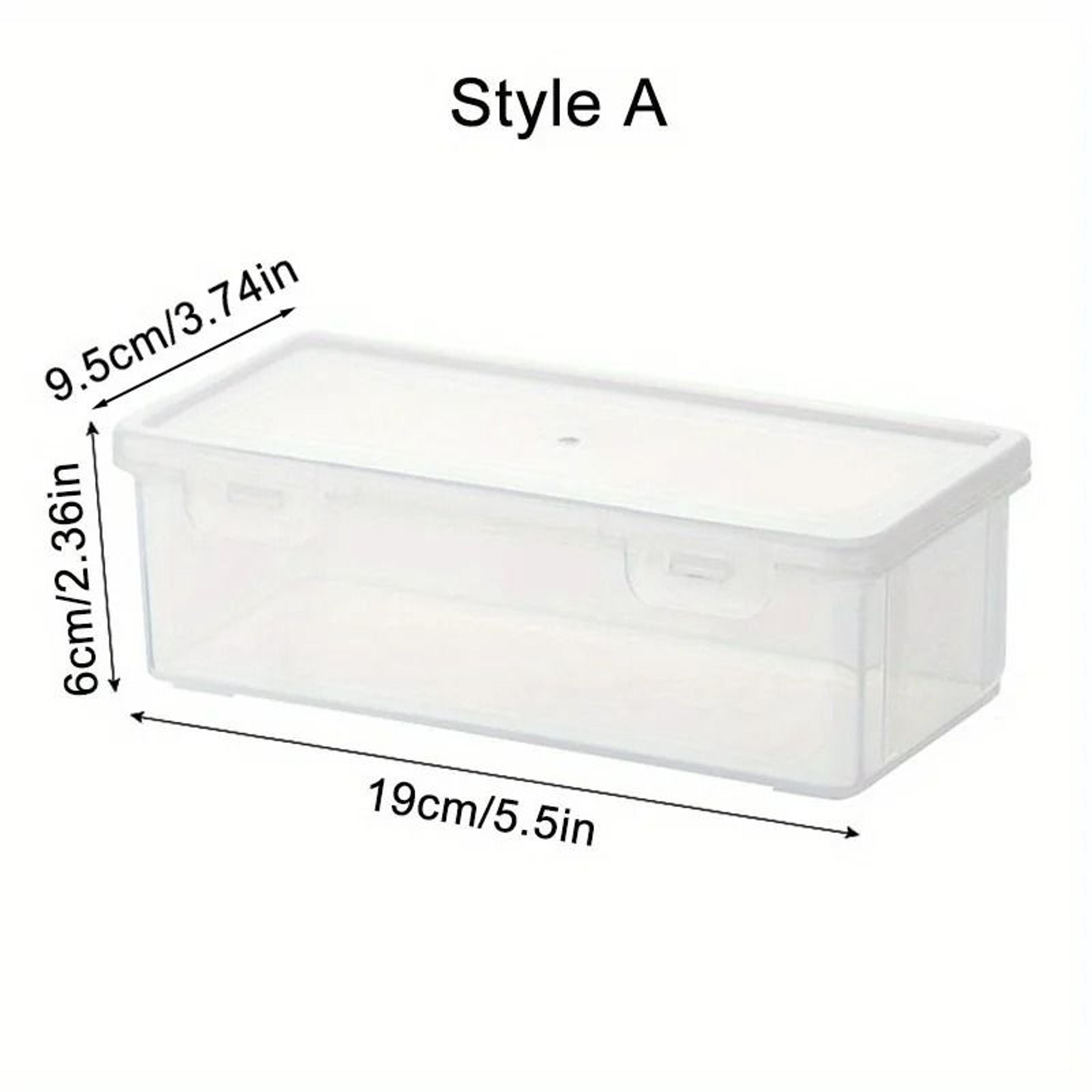 Transparent Plastic Pencil  Storage Organizer Box 2