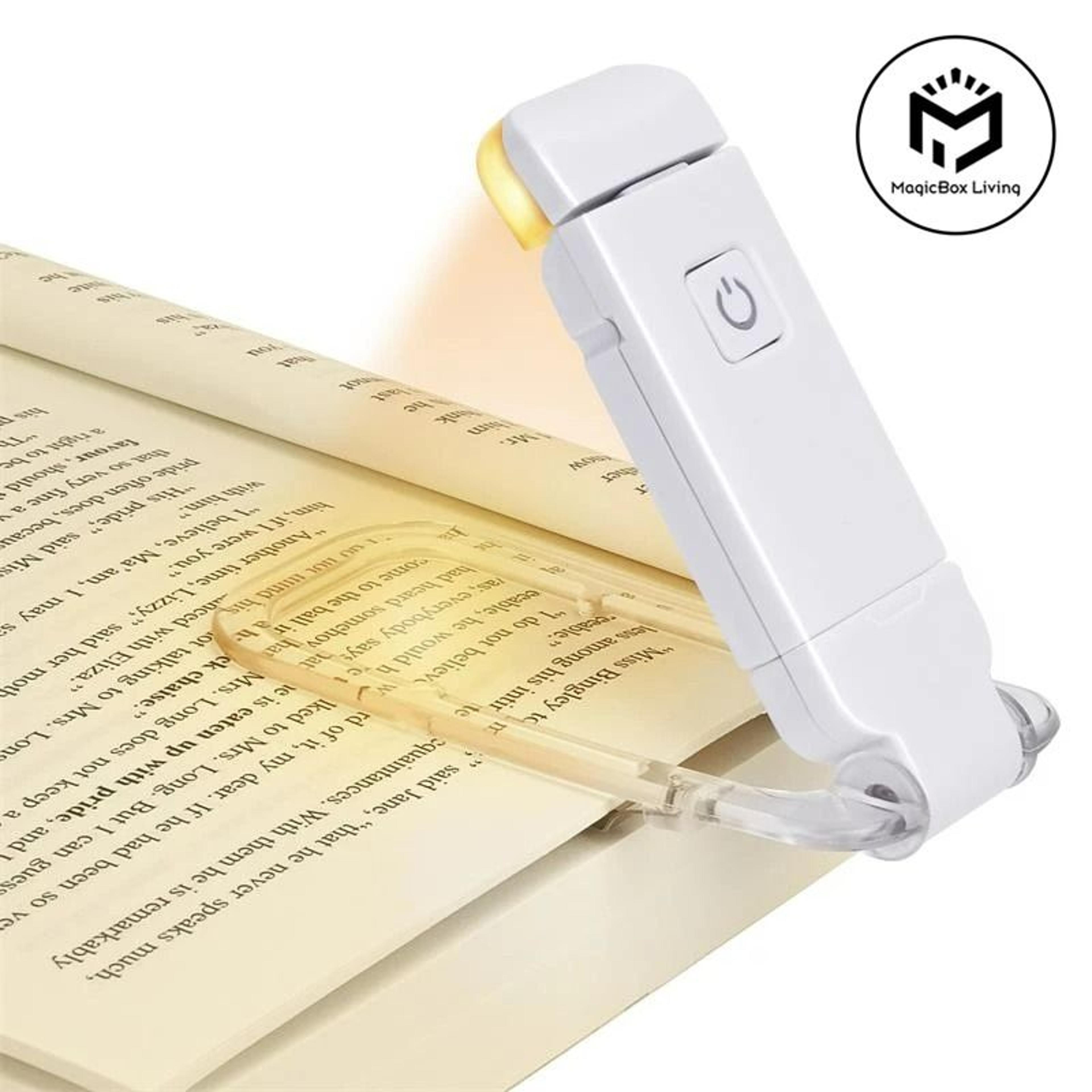 Portable USB Rechargeable ClipOn LED Book  Bookmark Light 2