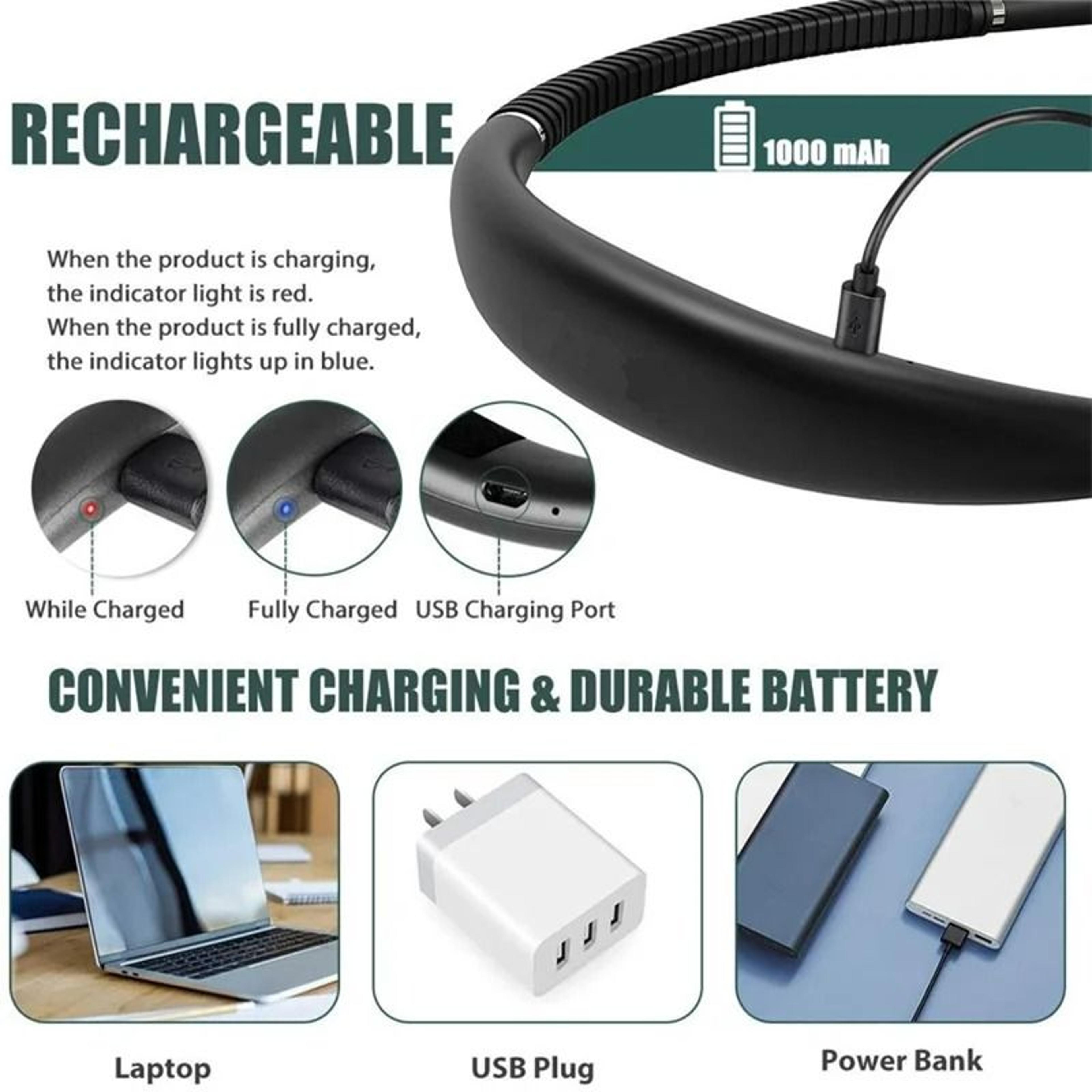 Rechargeable HandsFree LED Neck Reading Light 3