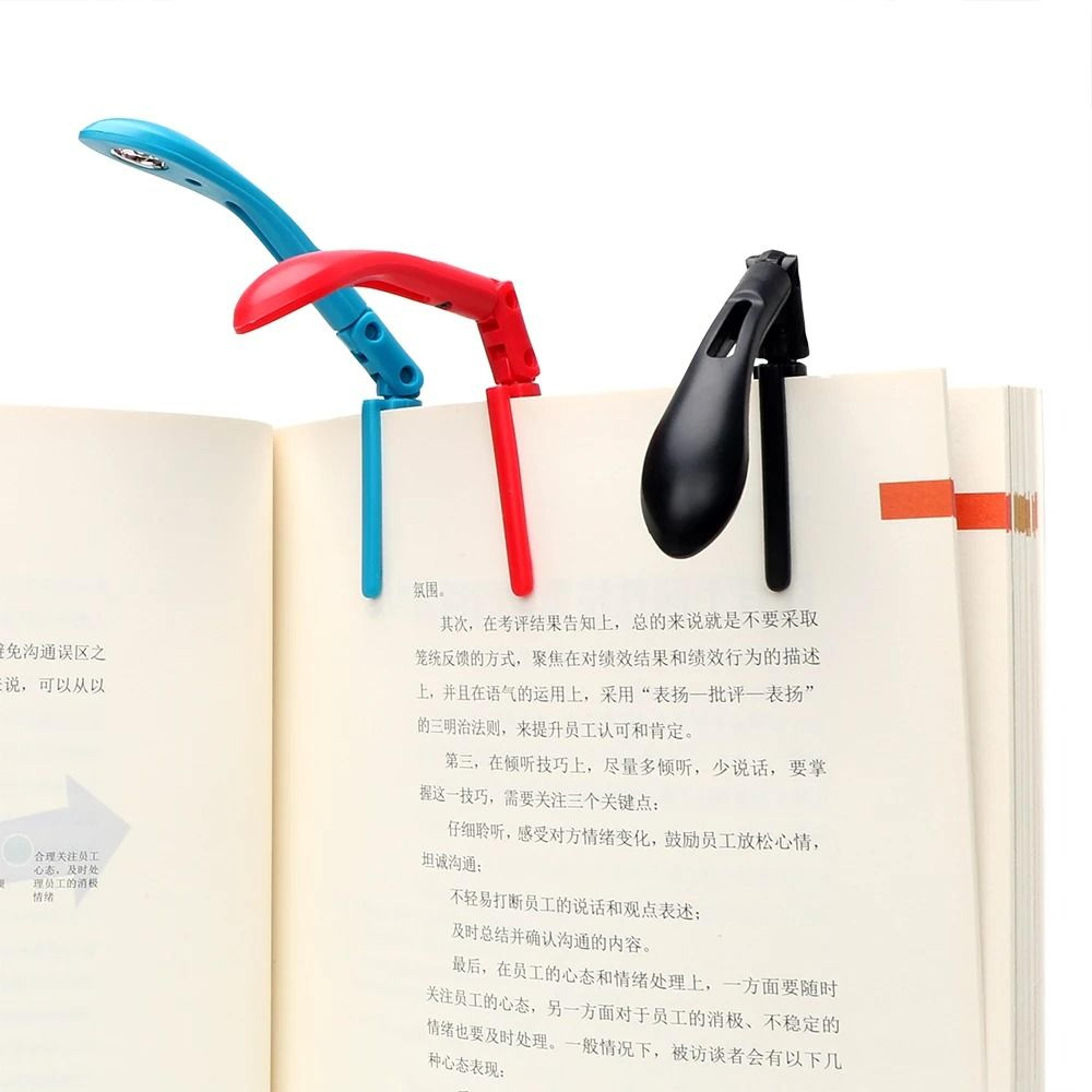 ClipOn Folding LED Reading Light For Books  Kindle 2