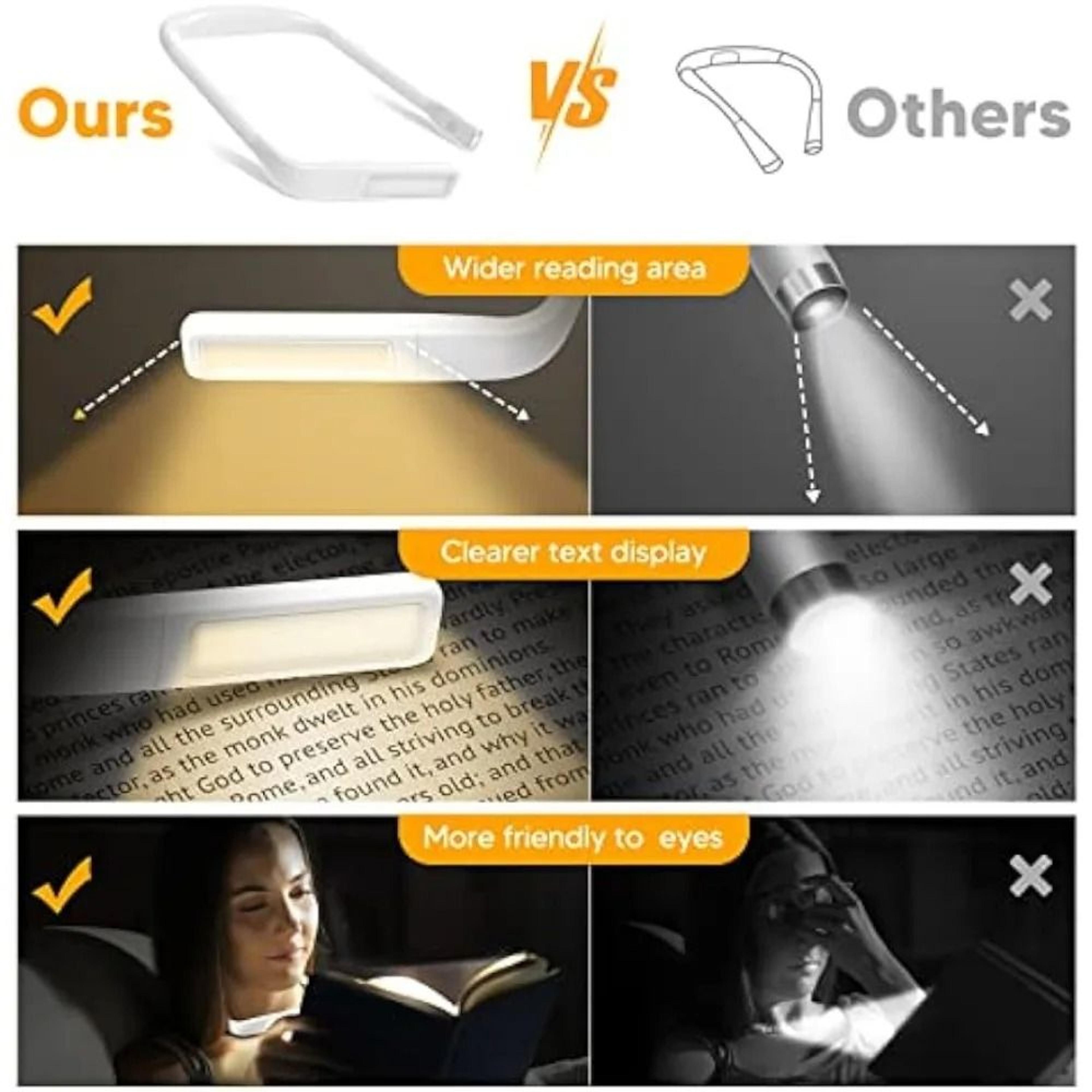 HandsFree USB Rechargeable Neck Reading Light  MultiUse Task Flashlight 6