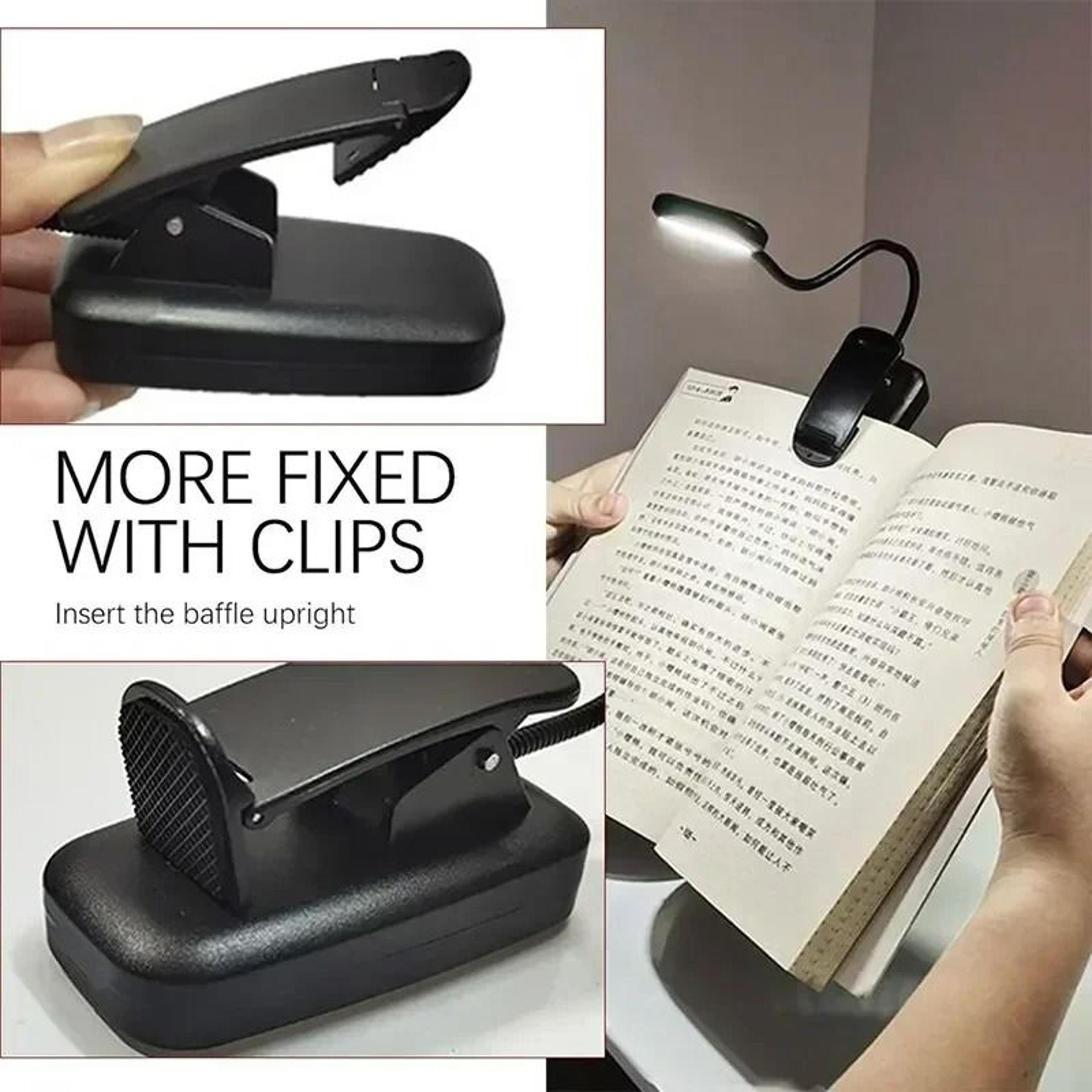Mini Portable ClipOn LED Book  Study Night Light 2