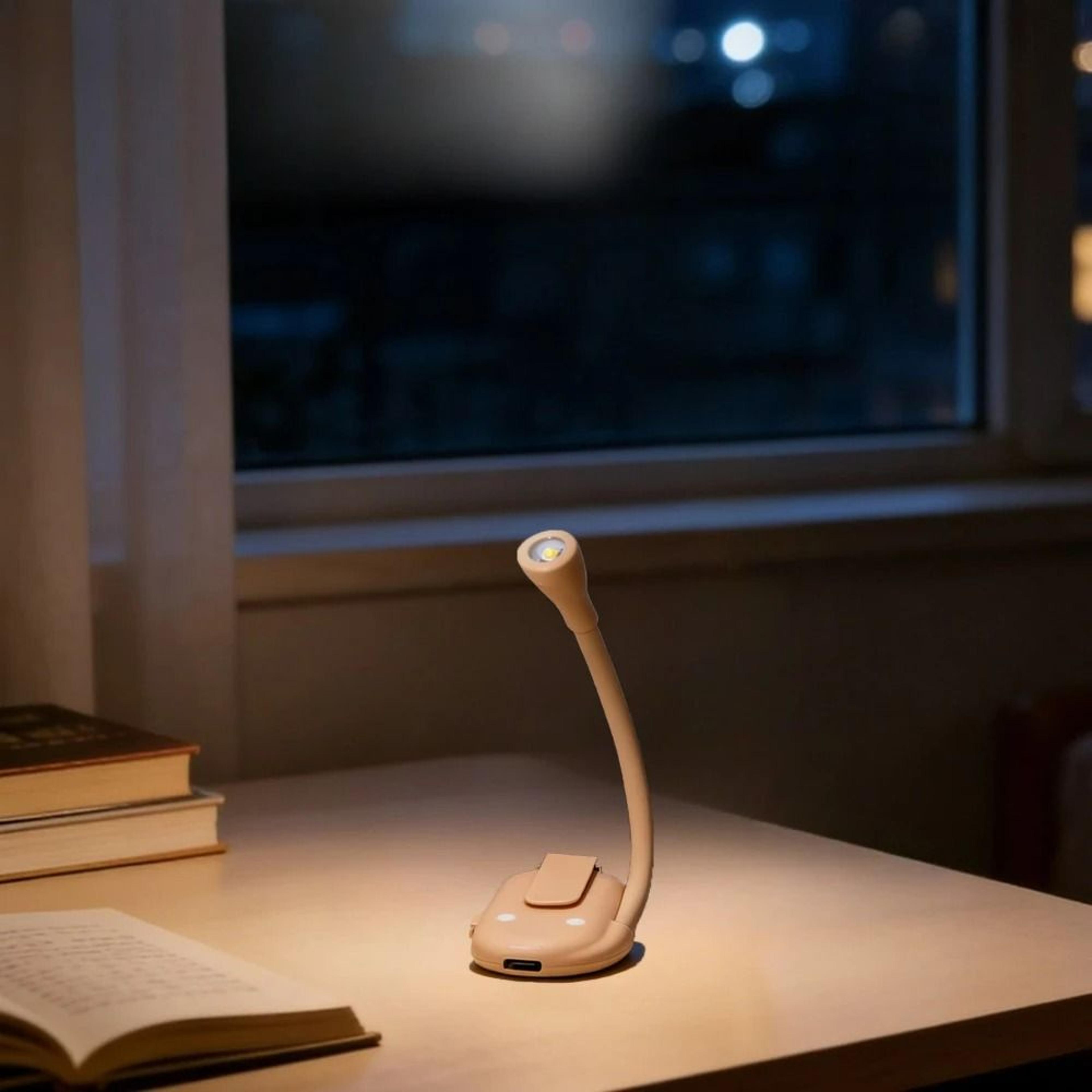 Portable Dimmable LED ClipOn Book Light 8